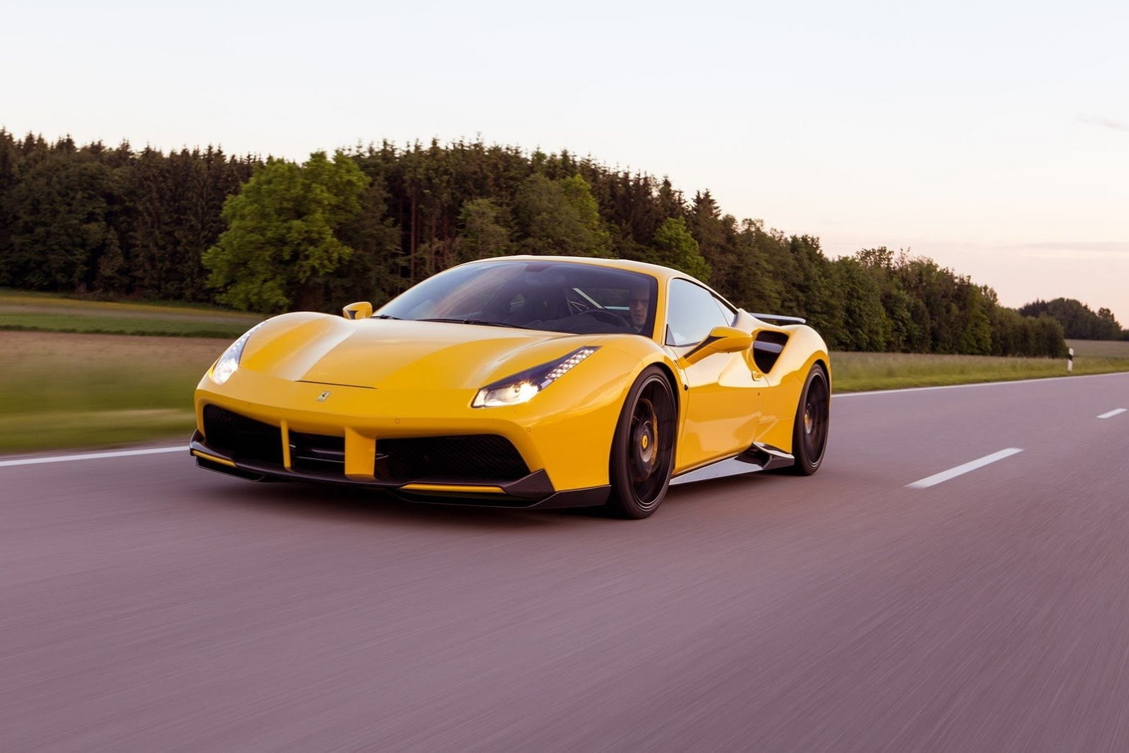 mode of transportation, speed, 720P, forest, road, plant, land vehicle, car, no people, front, cars, motion, luxury, journey, day, sports car, motor vehicle, HD Wallpaper