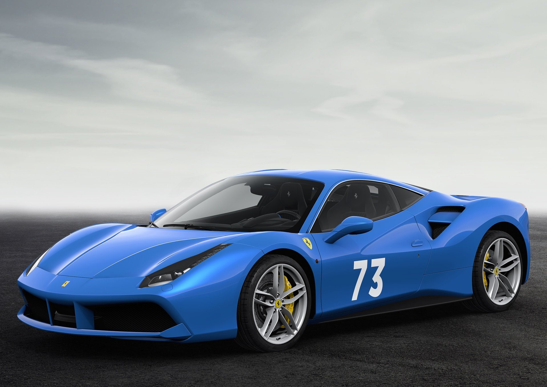 1080P, motor, anniversary, ferrari, cars, 2016, show, 2+2, gtb, paris, 488, 70th, edition, HD Wallpaper