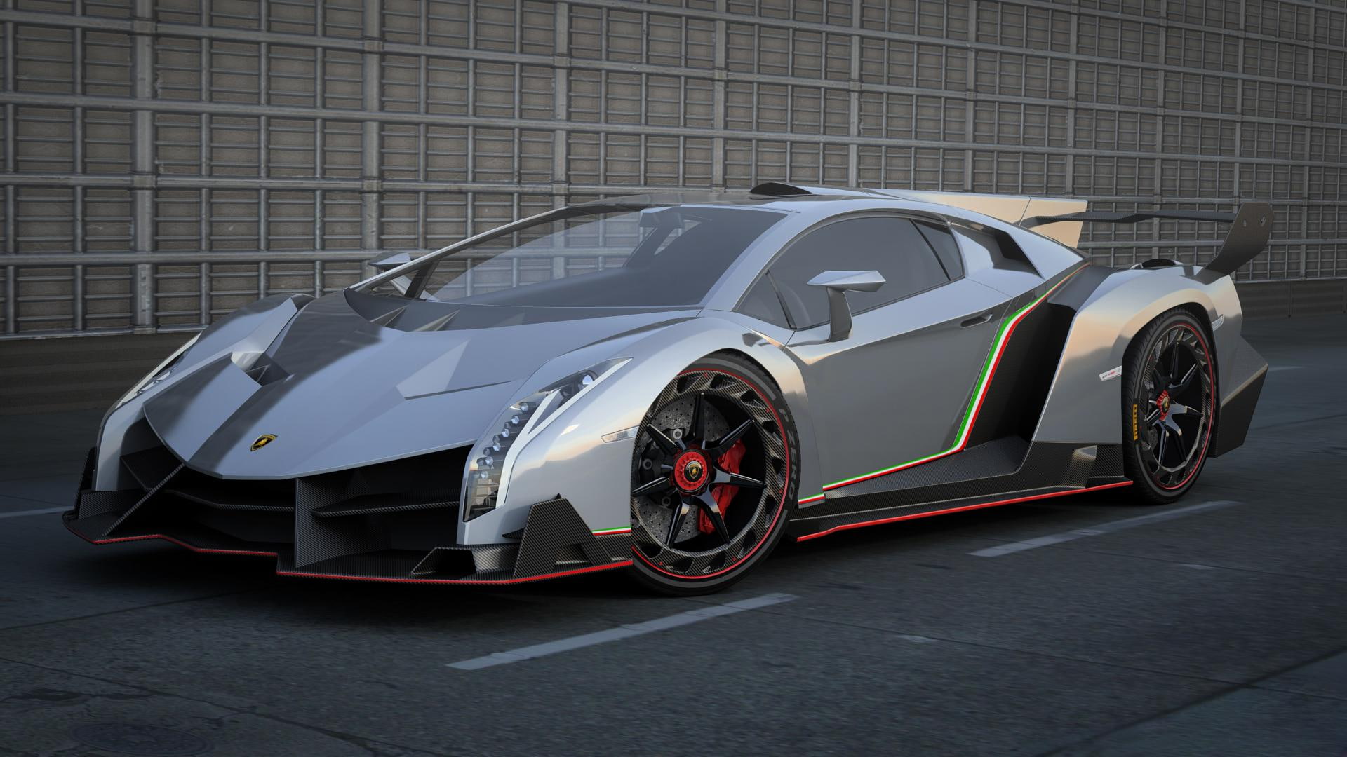 side, view, 1080P, side view, lamborghini, veneno, lamborghini veneno, car, supercar, HD Wallpaper