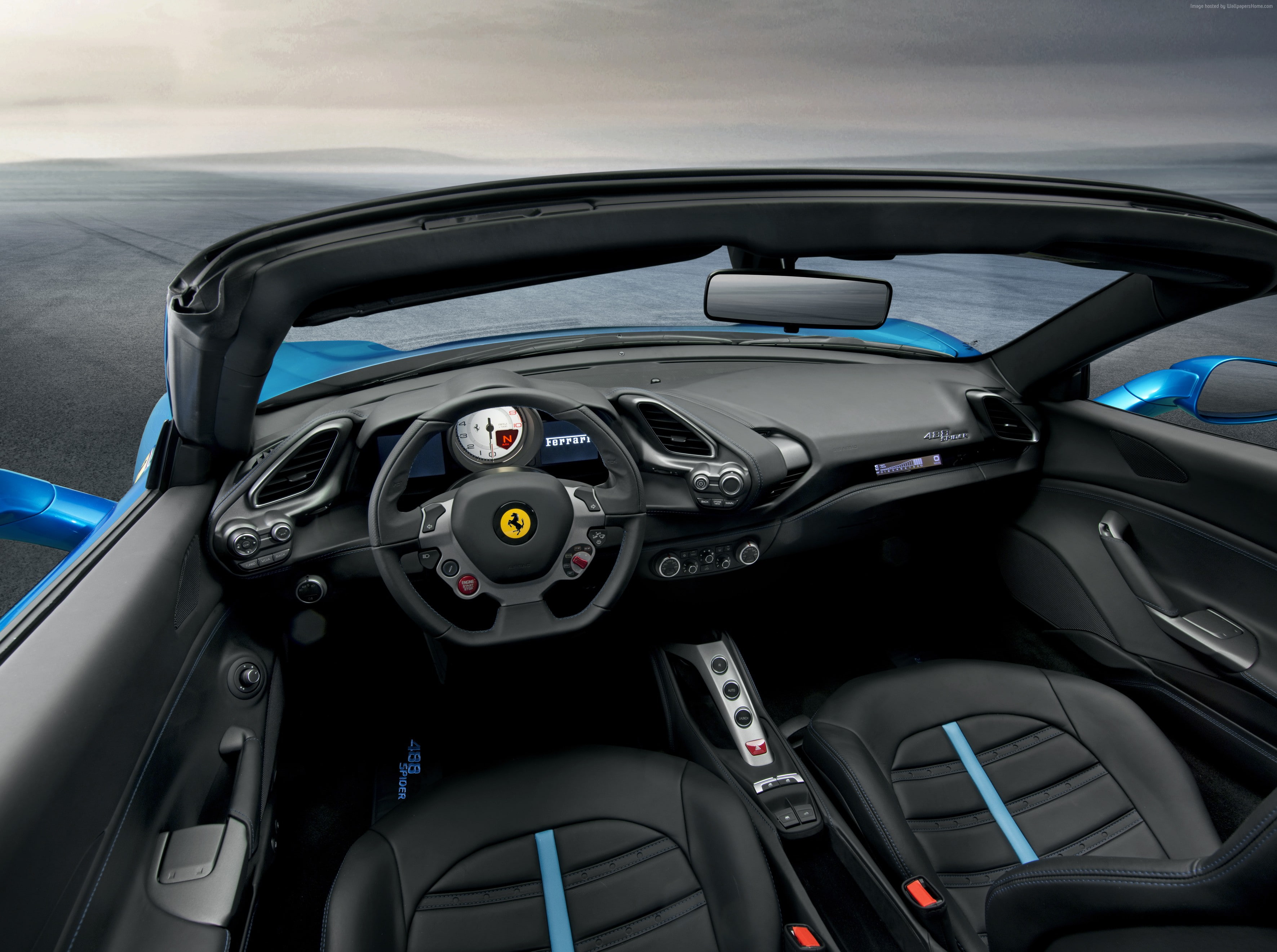Ferrari 488 Spider, review, rent, roadster, buy, cabriolet, 2K, HD Wallpaper