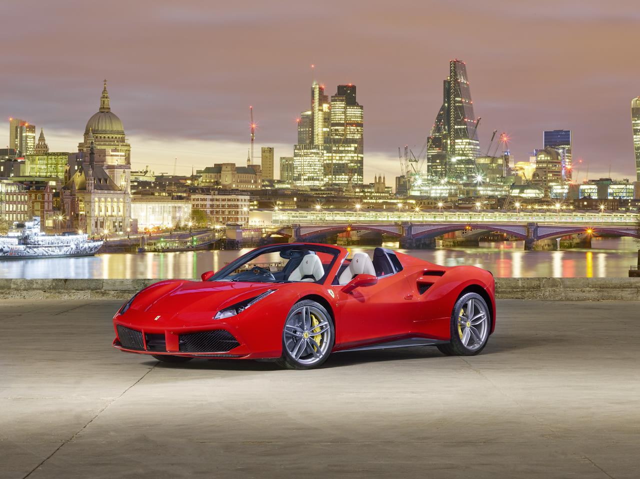spider, london, 720P, ferrari, car, HD Wallpaper