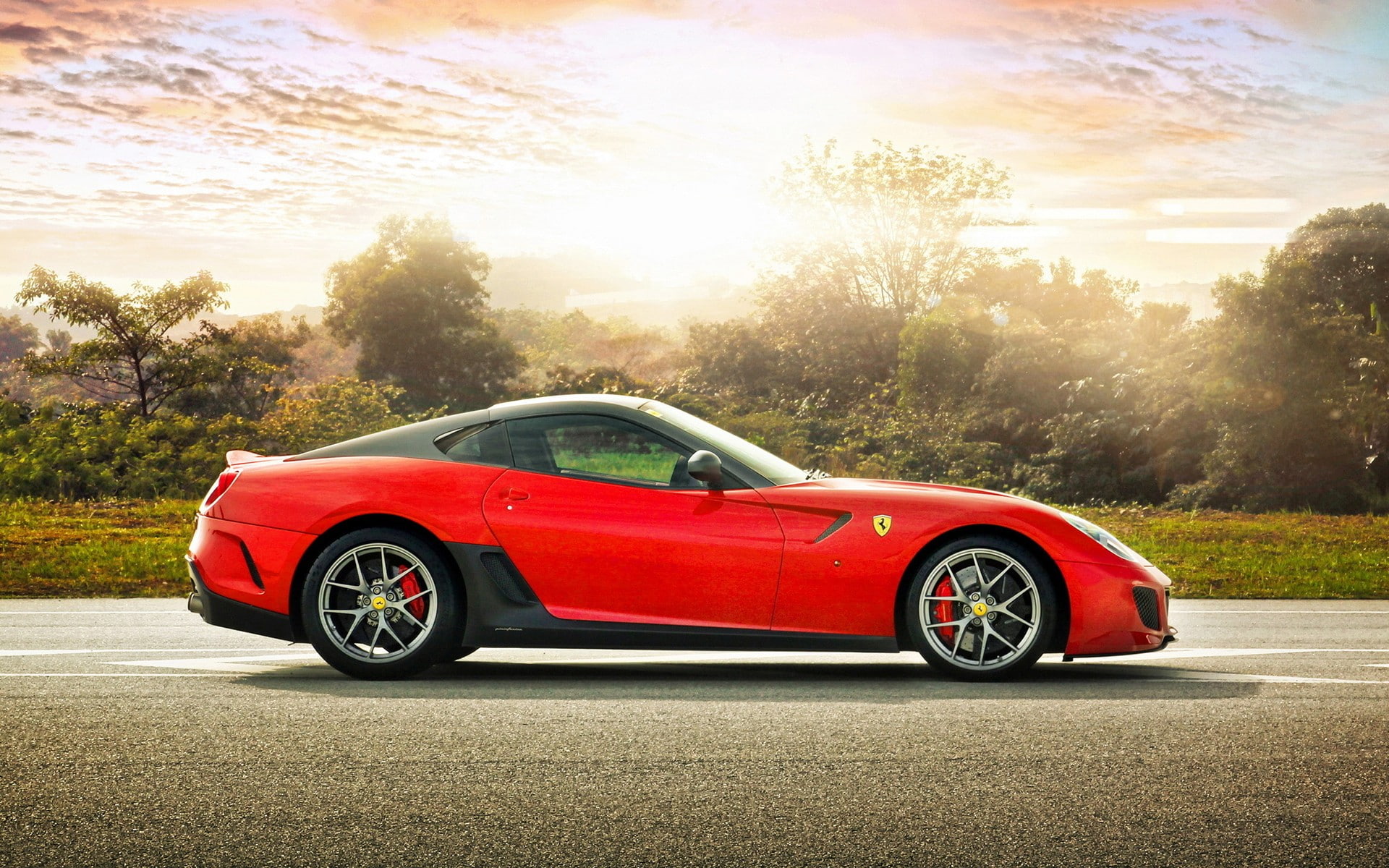 Ferrari 599, 1080P, car, Ferrari, HD Wallpaper