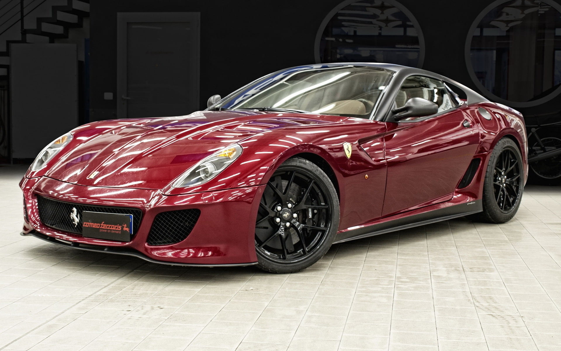 ferrari 599 gto, red, gto, ferrari, 1080P, HD Wallpaper
