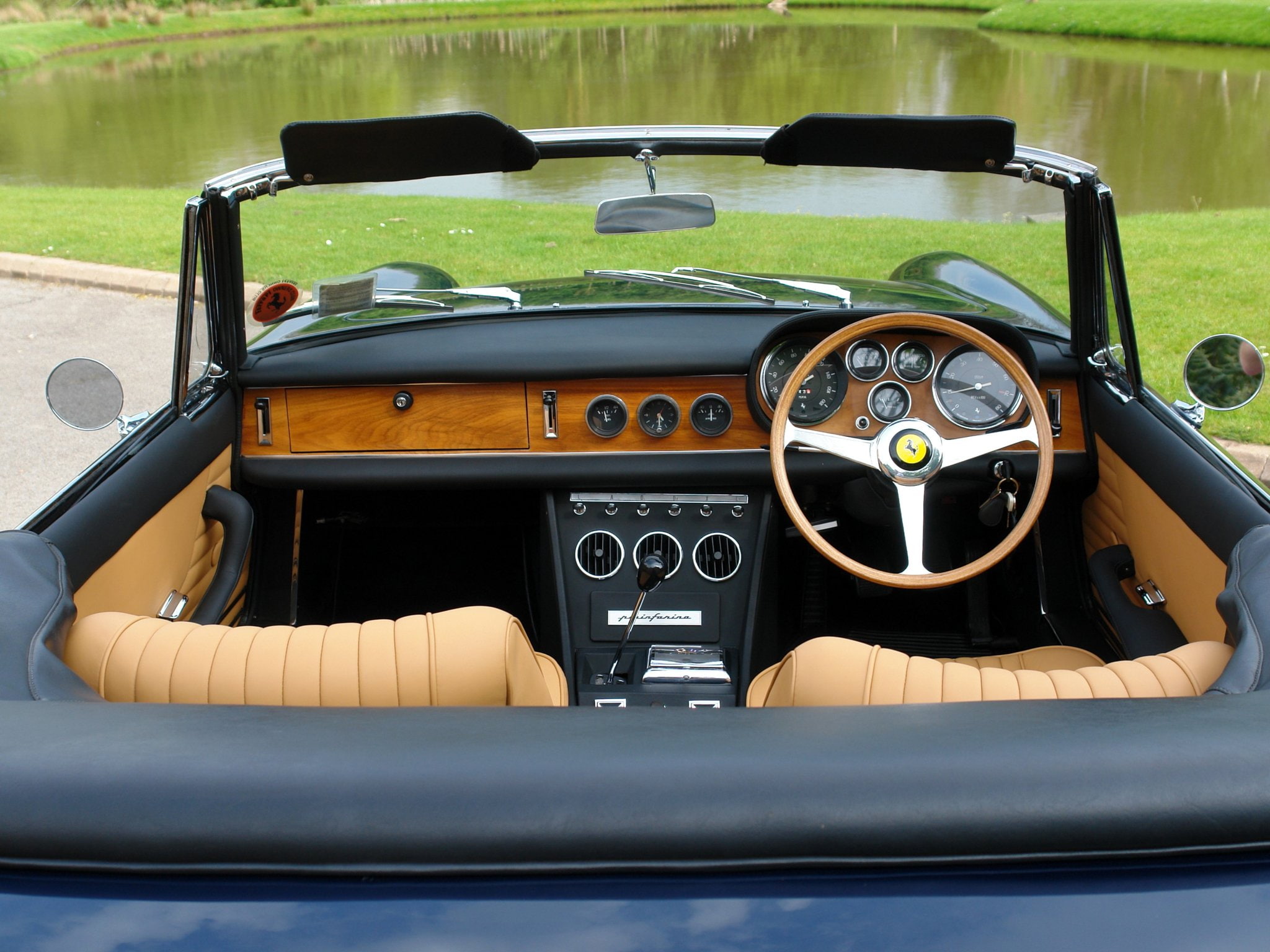 1080P, 1968, supercar, uk spec, 330, gts, ferrari, classic, HD Wallpaper