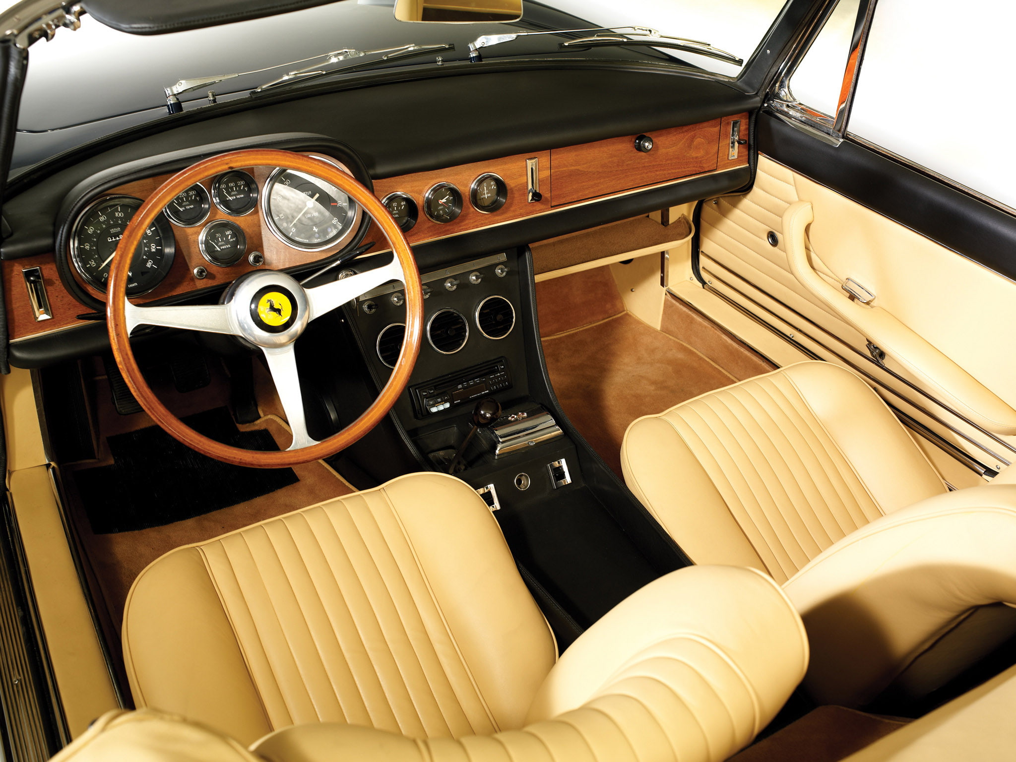gts, interior, supercar, classic, 330, supercars, 1967, 1080P, ferrari, HD Wallpaper