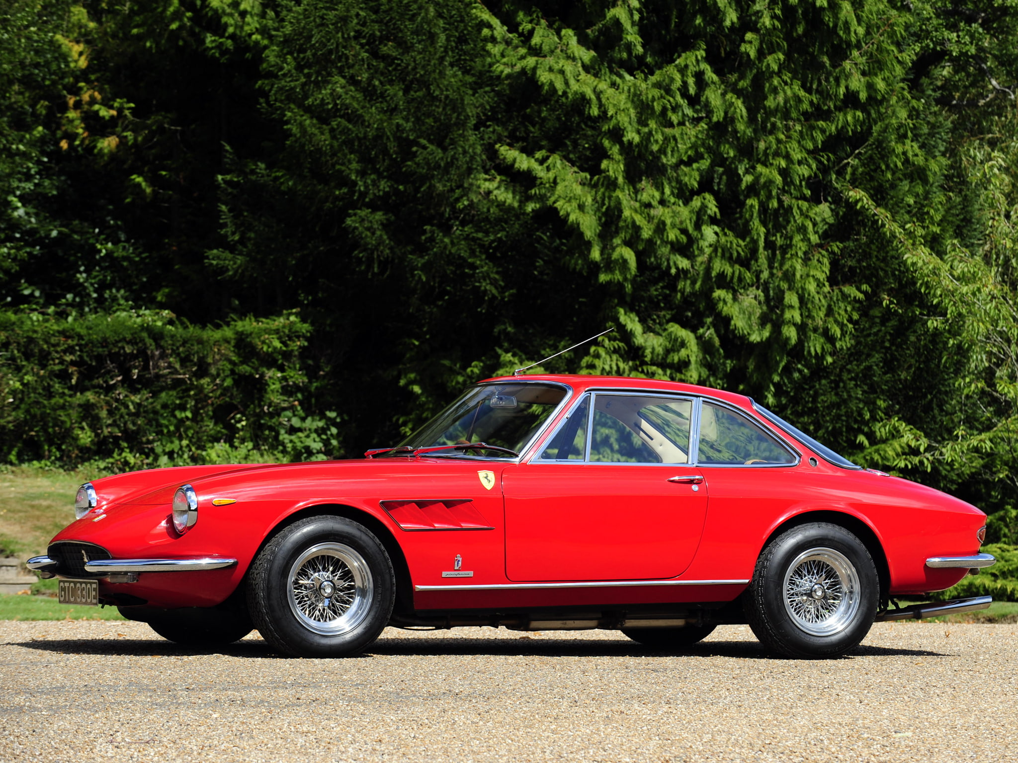 uk spec, gtc, 1967, 330, 1080P, supercar, ferrari, classic, HD Wallpaper