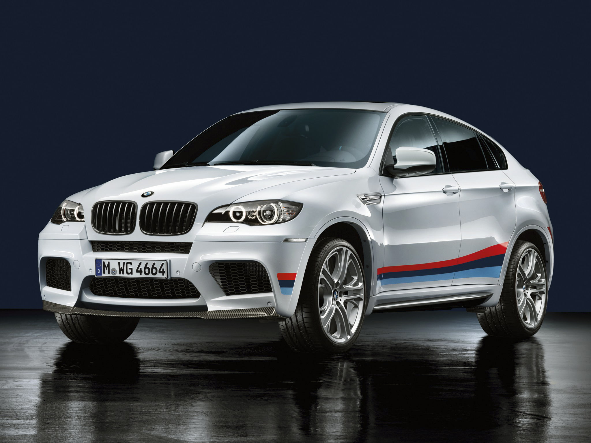 X6 M, white, E71, BMW, 1080P, HD Wallpaper