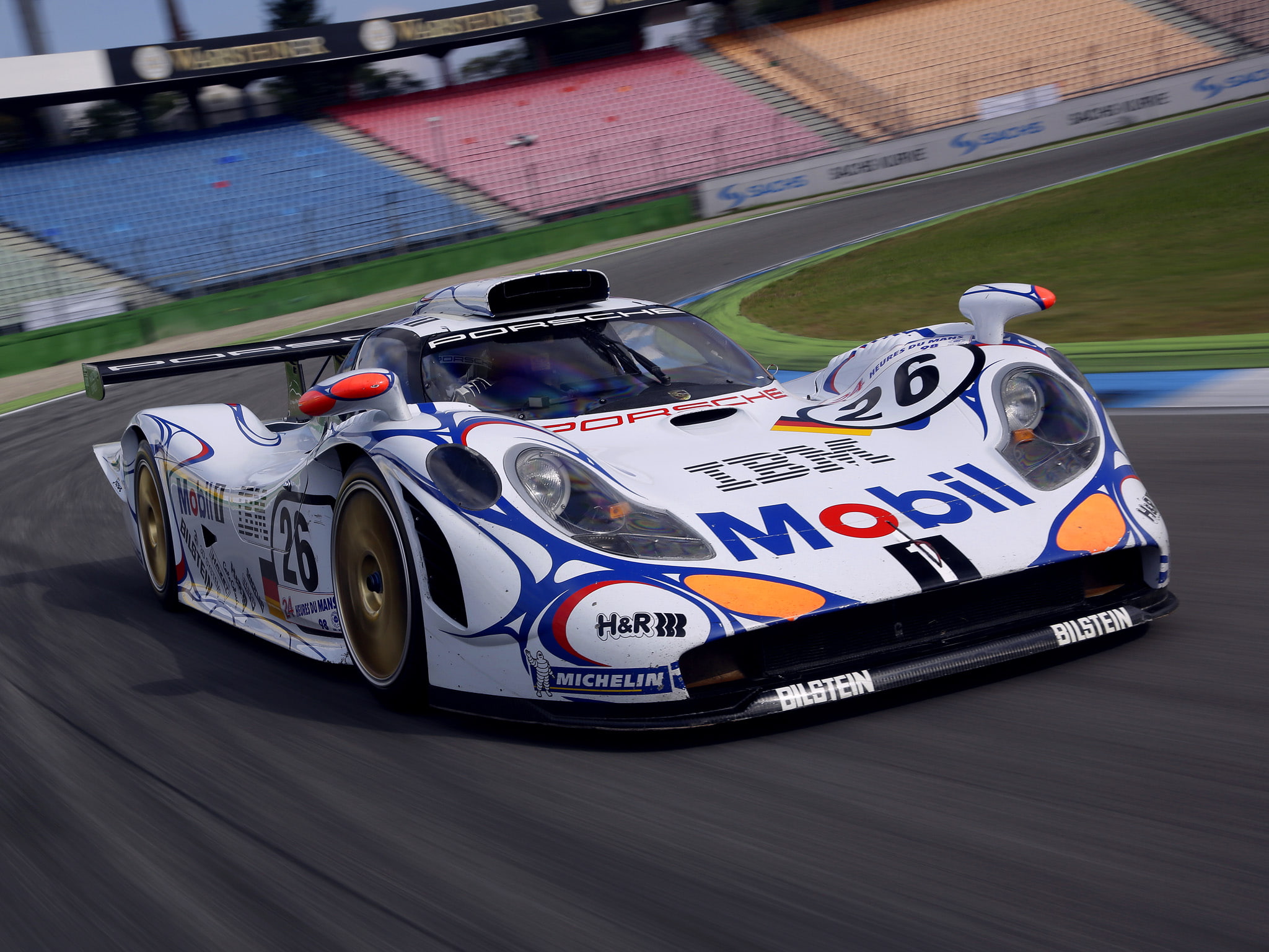 911, 1998, le mans, race, 996, 1080P, porsche, racing, gt1, HD Wallpaper