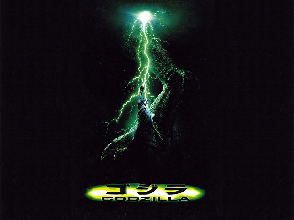 motion, copy space, creativity, indoors, studio shot, black background, green color, number, illuminated, communication, close-up, glowing, godzilla 1998, HD Wallpaper