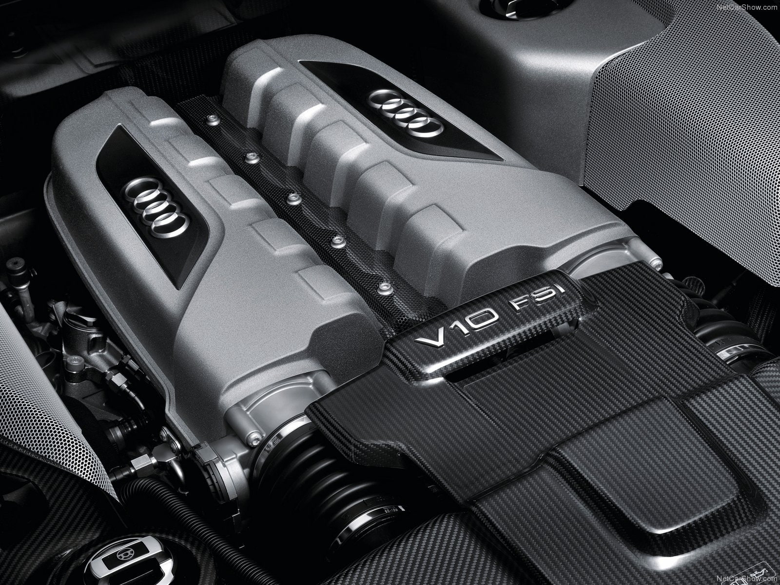 audi, v10, 2013, 720P, engine, HD Wallpaper