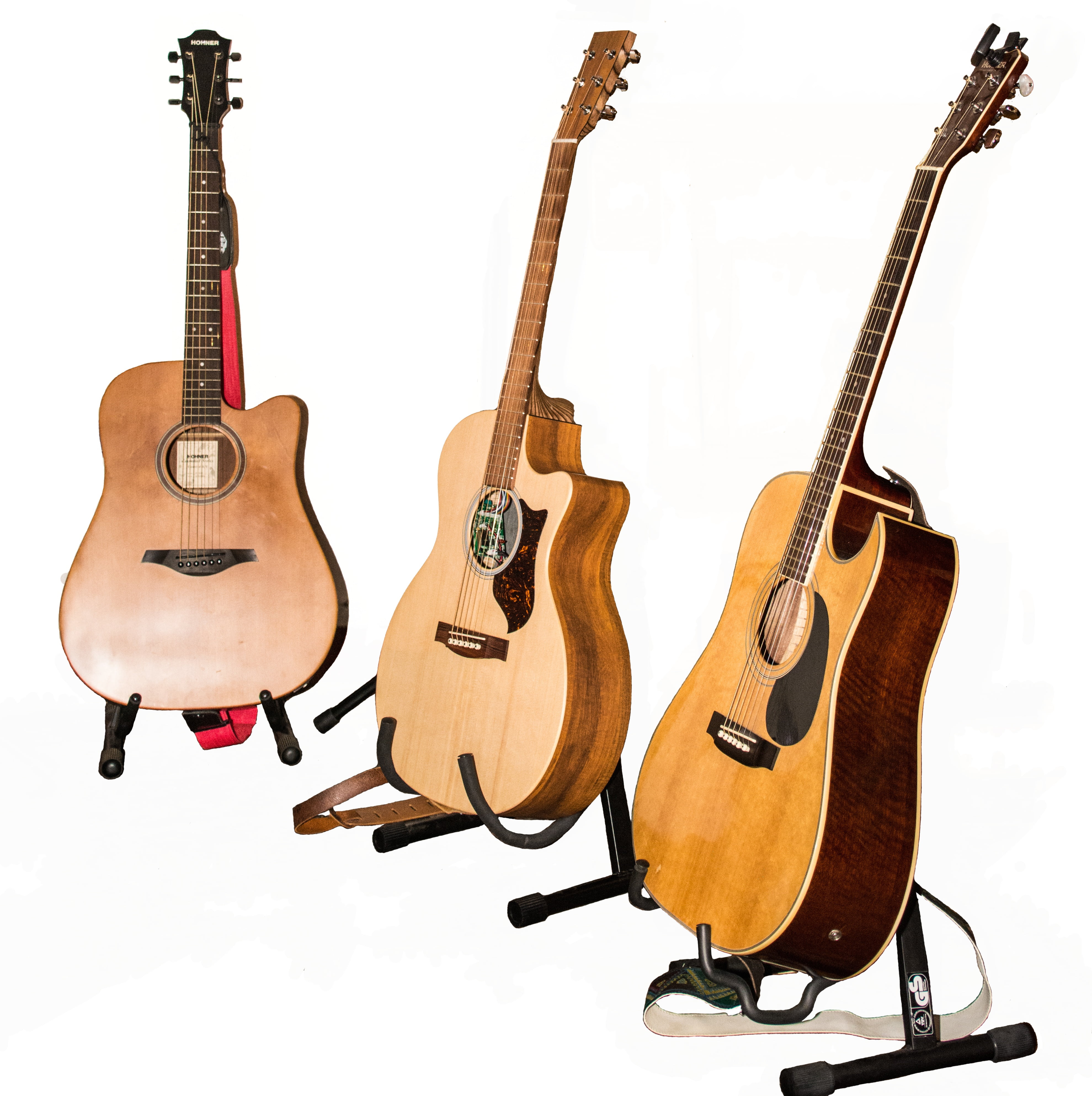 guitars, musical equipment, indoors, klampfe, rock music, single Object, instruments, guitar collection, cut out, no people, arts And Entertainment, musical Instrument, Phone HD Wallpaper