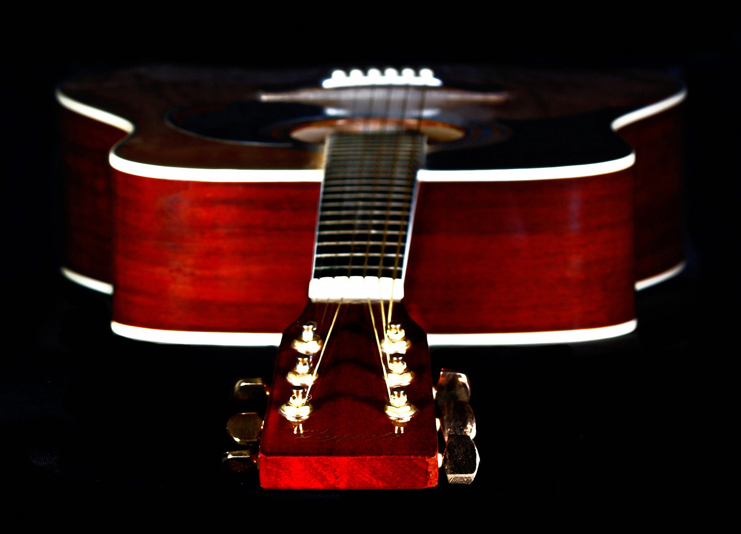 indoors, steel strings, art, black background, closeup, silver - metal, two objects, play guitar, musical instrument, no people, arts culture and entertainment, HD Wallpaper