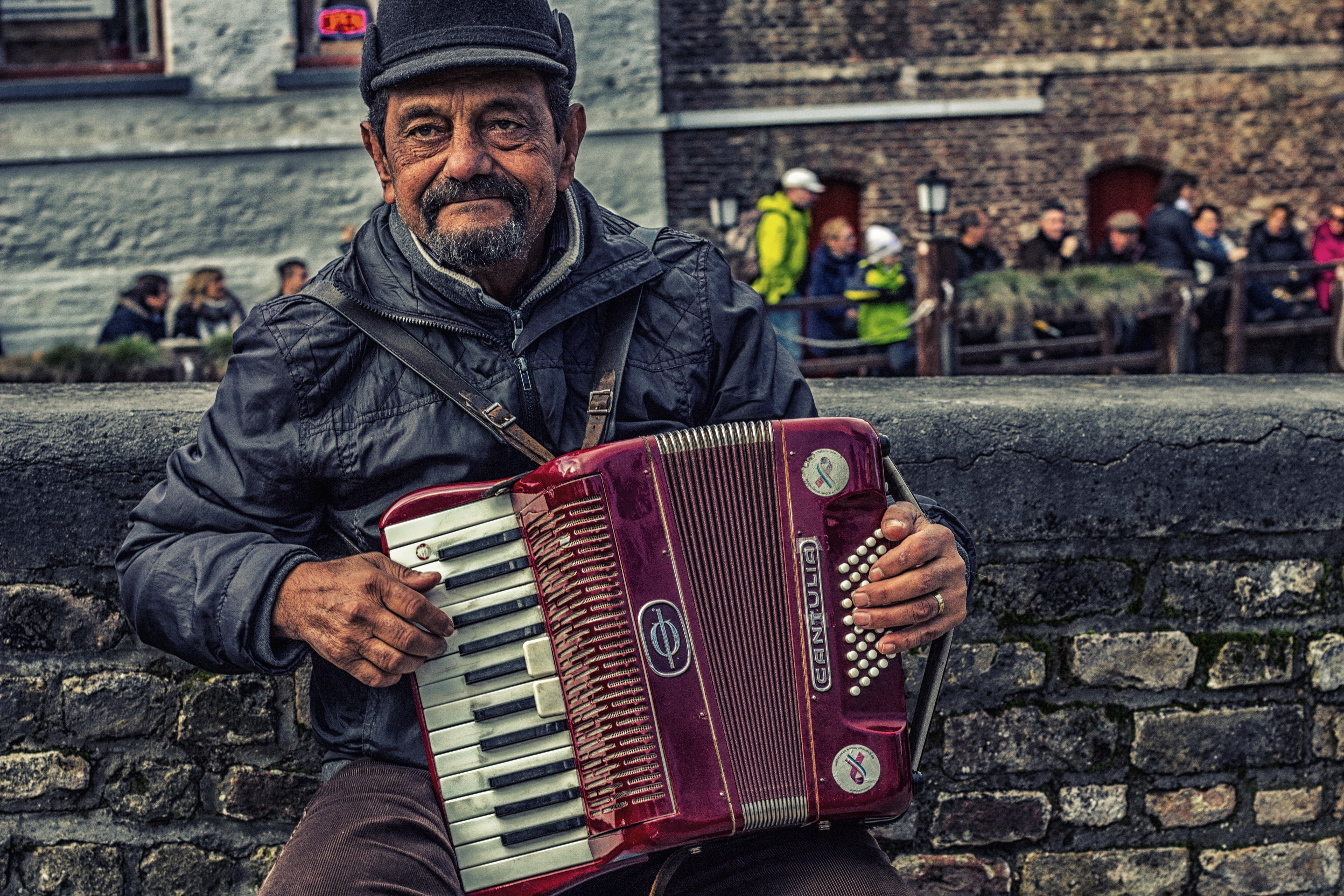 Acordeon, 5K, musician, street, HD Wallpaper