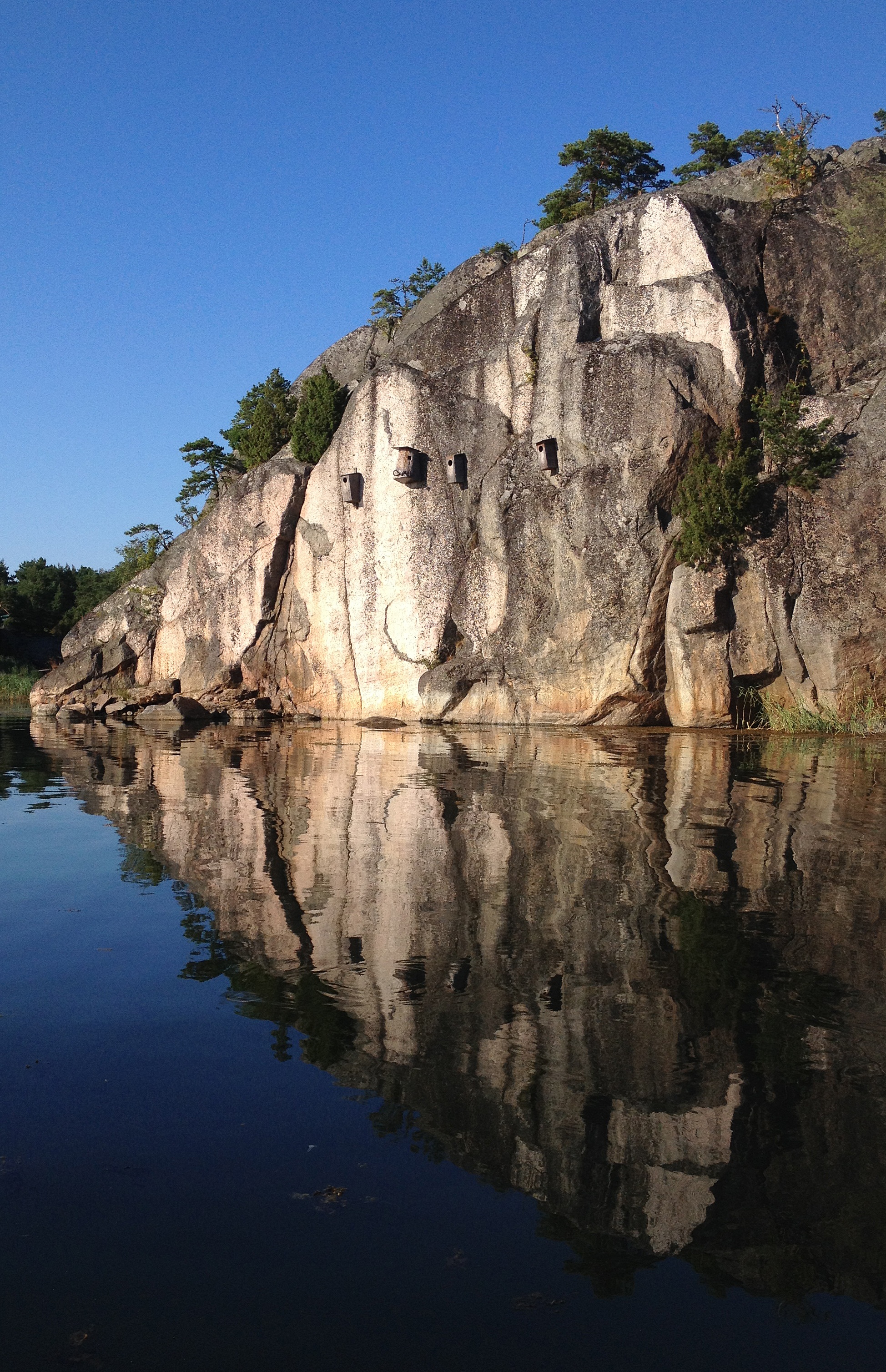 ostholmen, 2K, rock formation, no people, the stockholm archipelago, mountain, archipelago, lull, clear sky, eroded, rock, beauty in nature, rock - object, Phone HD Wallpaper