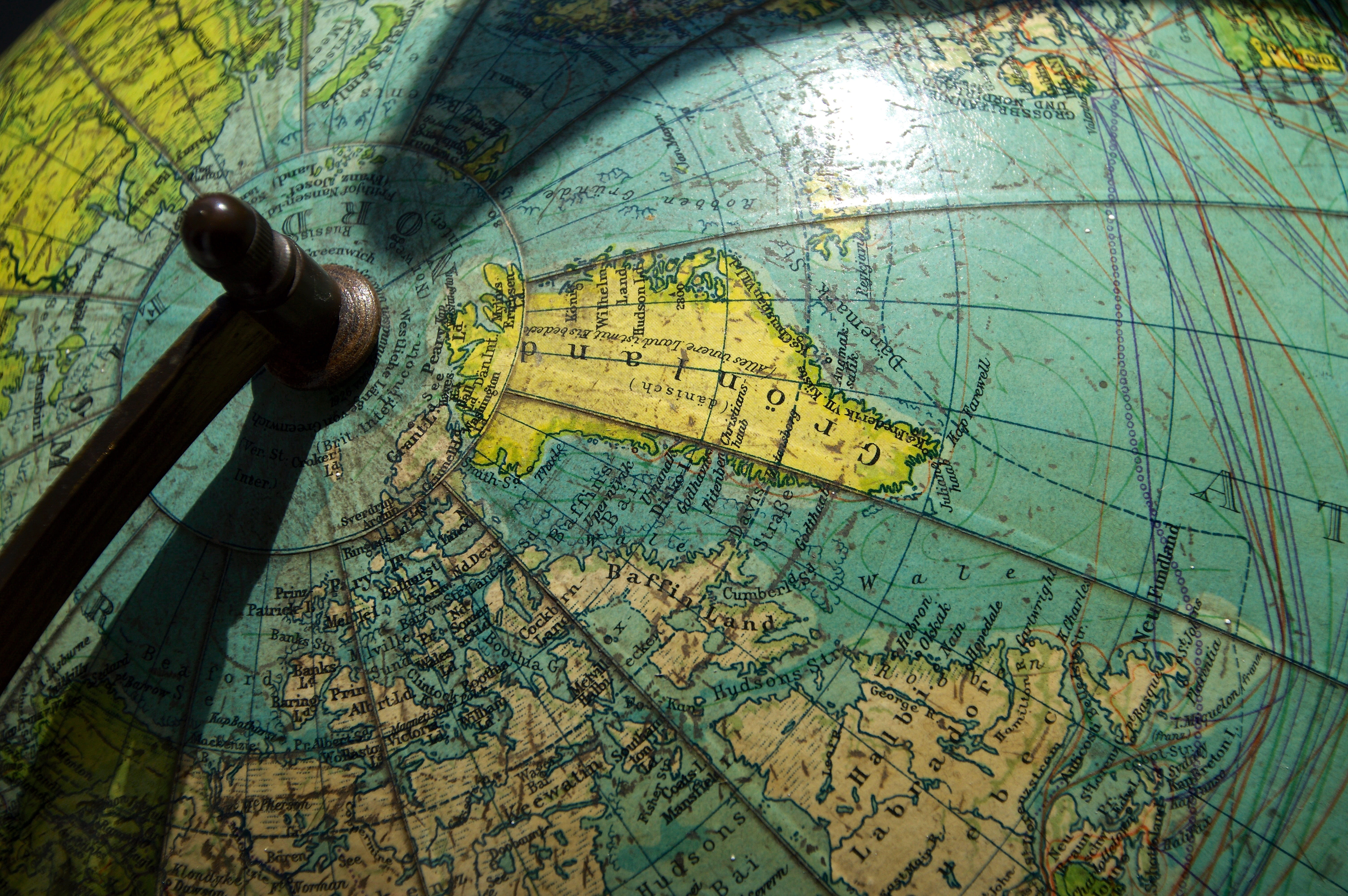 world map, exploration, live, travel, transportation, greenland, nature, 5K, nostalgia, antique, day, rustic, desk, map, historically, earth, outdoors, HD Wallpaper