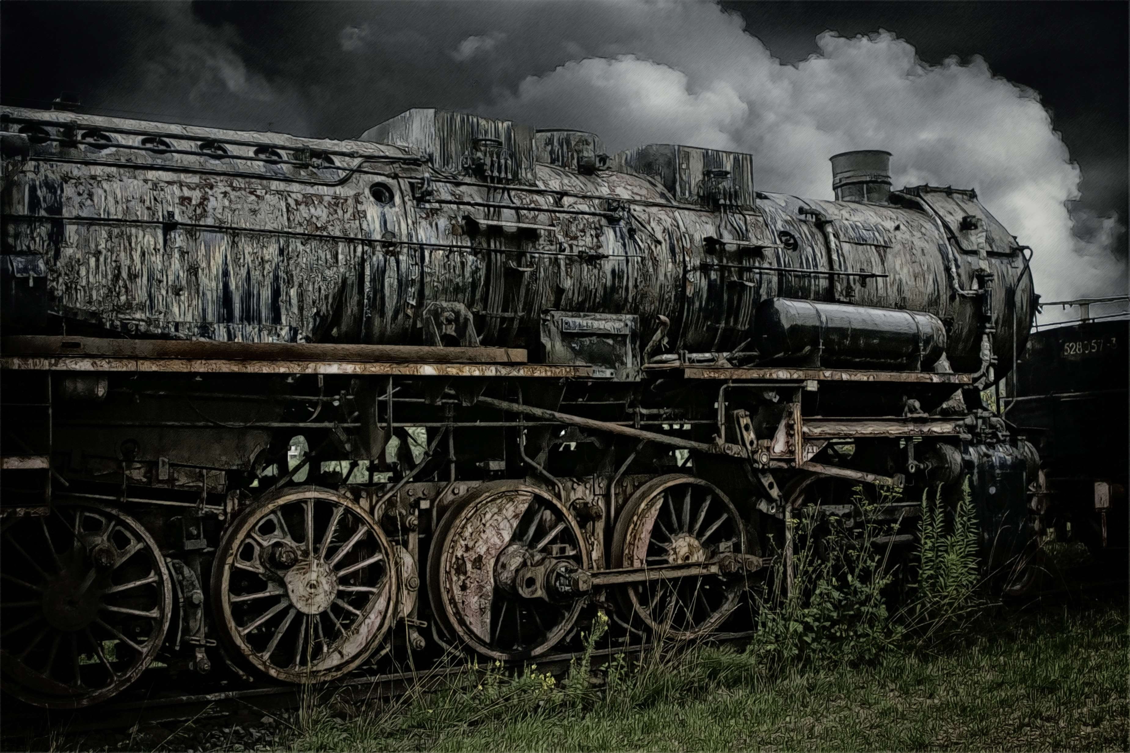 day, sky, out of date, run-down, train wreck, historically, railway, damaged, train, nature, pollution, deterioration, decline, ruined, sorted out, rusty, HD Wallpaper