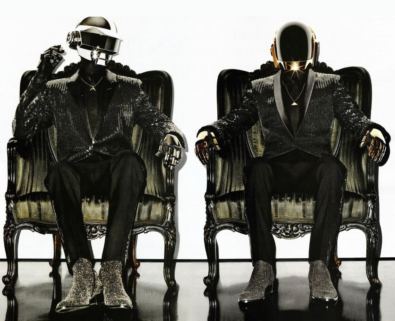 men, 720P, Daft Punk, throne, HD Wallpaper