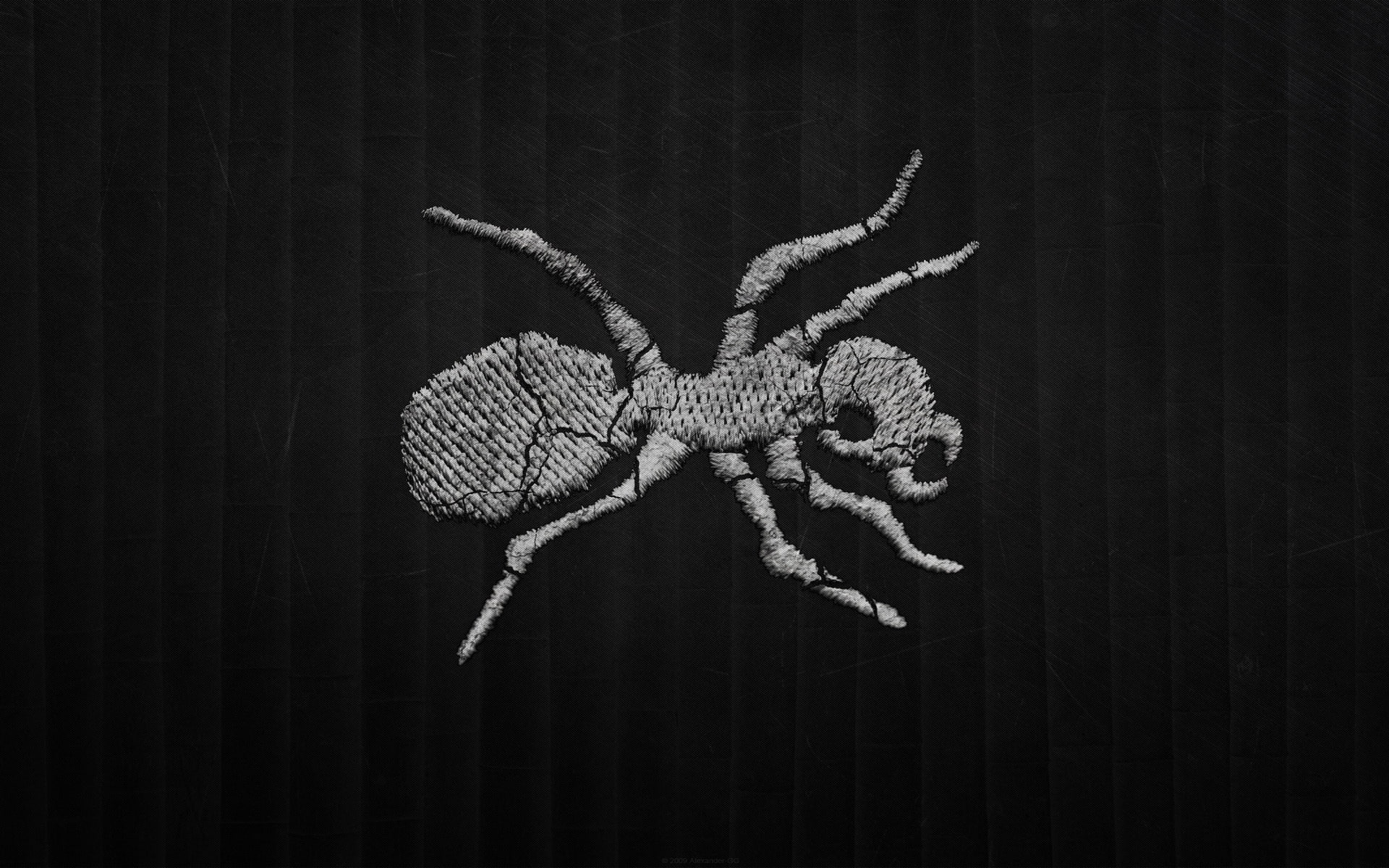 the dark background, Ant, 1080P, The Prodigy, Drum and Bass, breakbeat, logo, strip, Techno, HD Wallpaper