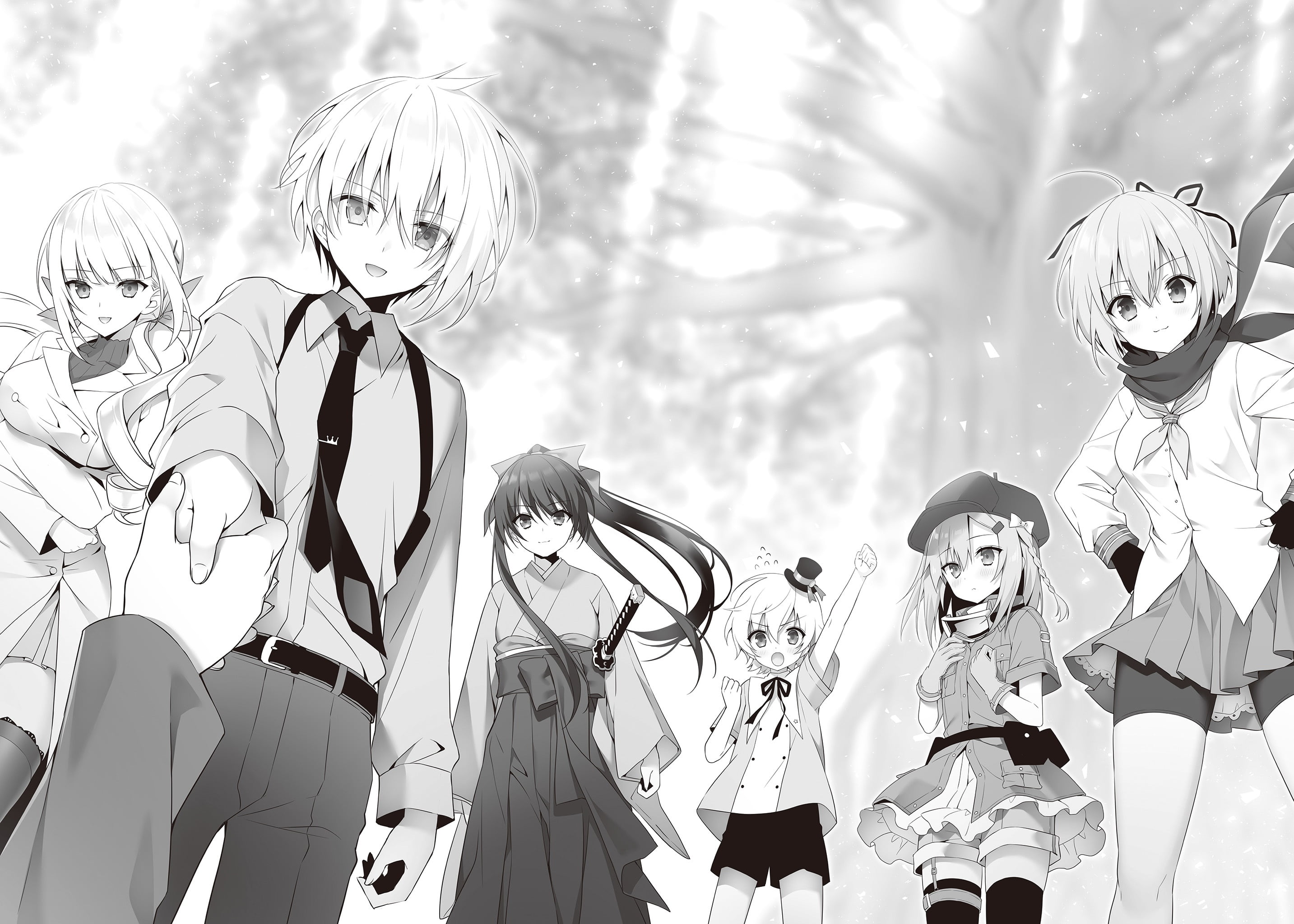 Ringo Ohoshi, Tsukasa Mikogami, Aoi Ichijou, 2K, Shinobu Sarutobi, High School Prodigies Have It Easy Even in Another World!, Keine Kanzaki, Prince Akatsuki, HD Wallpaper