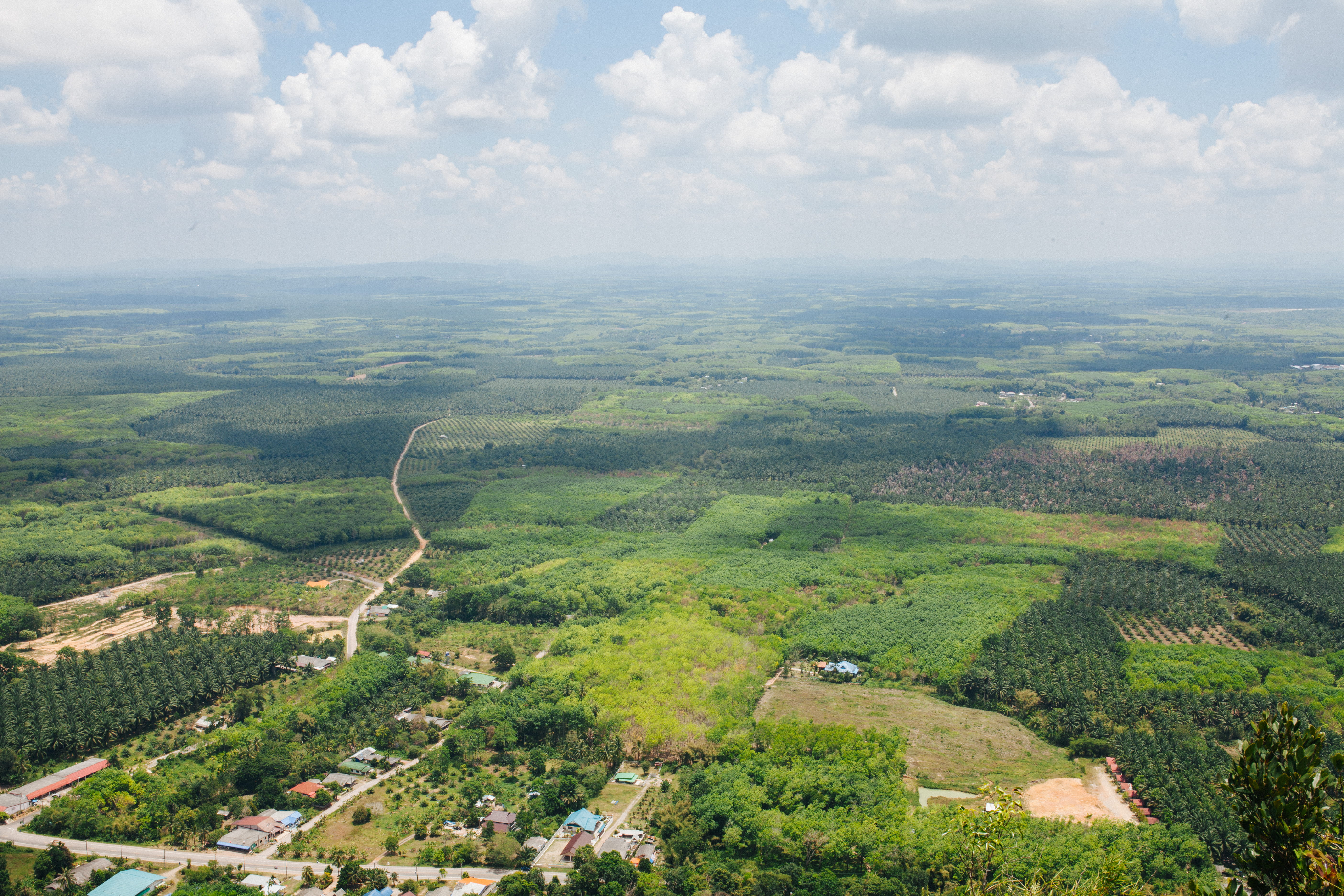 green color, cloud - sky, sky, tranquility, peak, land, tree, view, scene, scenics - nature, 5K, rural scene, thailand, grass, day, tranquil scene, tiger cave temple, HD Wallpaper