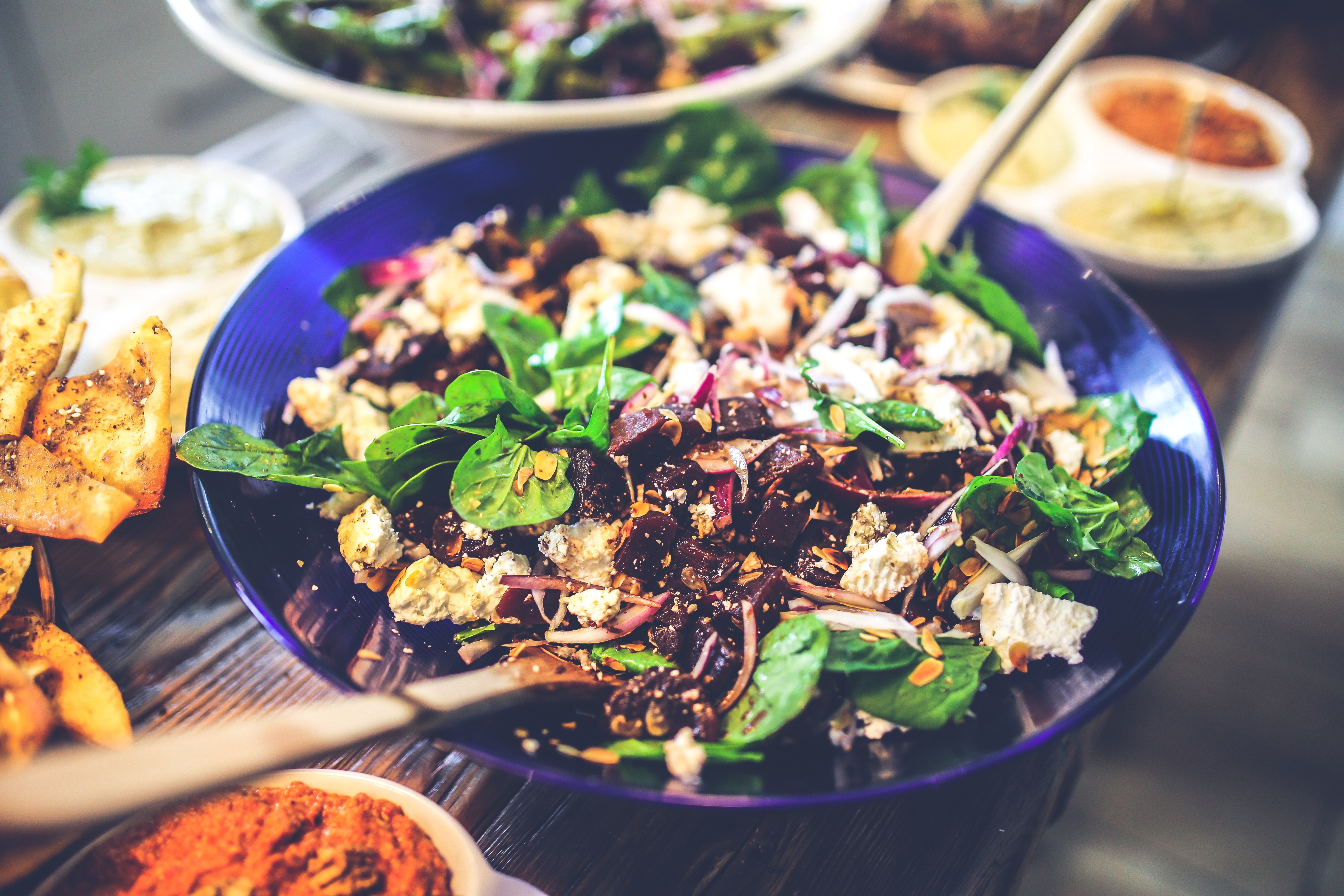 crockery, serving size, meal, restaurant, temptation, focus, food and drink, gourmet, selective focus, freshness, beta, spinach, selective, meat, lunch, HD Wallpaper