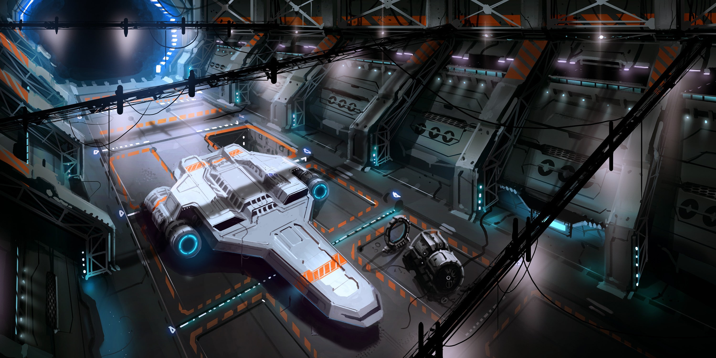 science fiction, FTL, spaceship, Kestrel Cruiser, Mass Effect, Faster Than Light, 2K, HD Wallpaper
