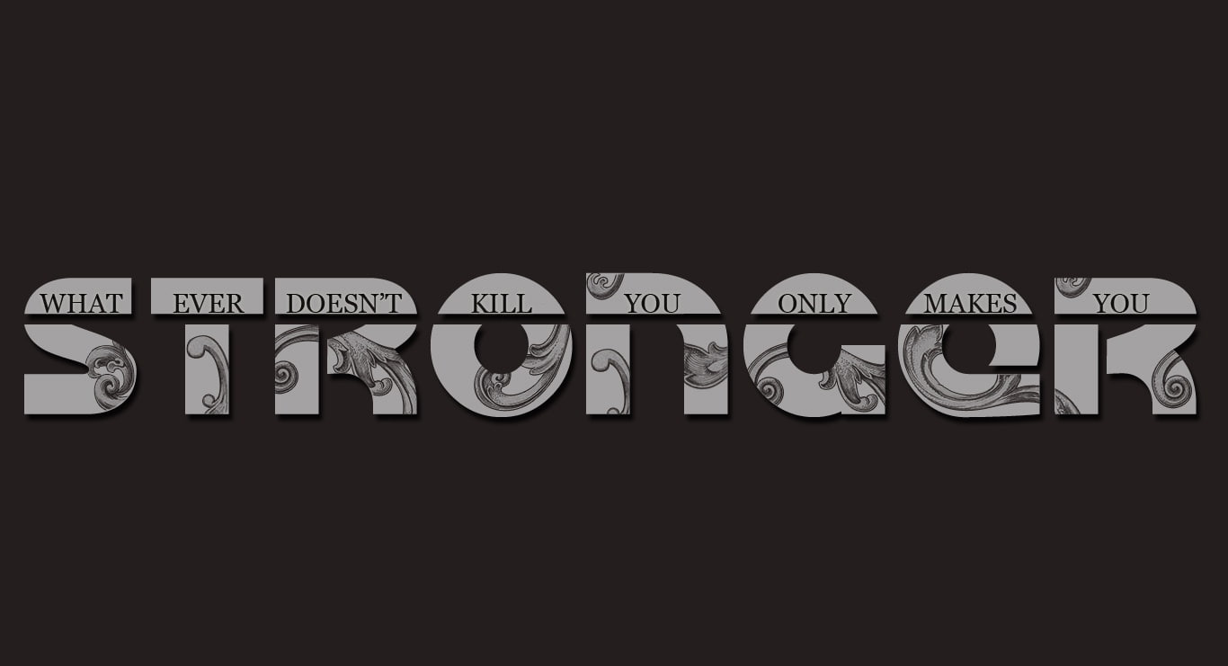 Artistic, 720P, quote, stronger, Typography, strong, HD Wallpaper