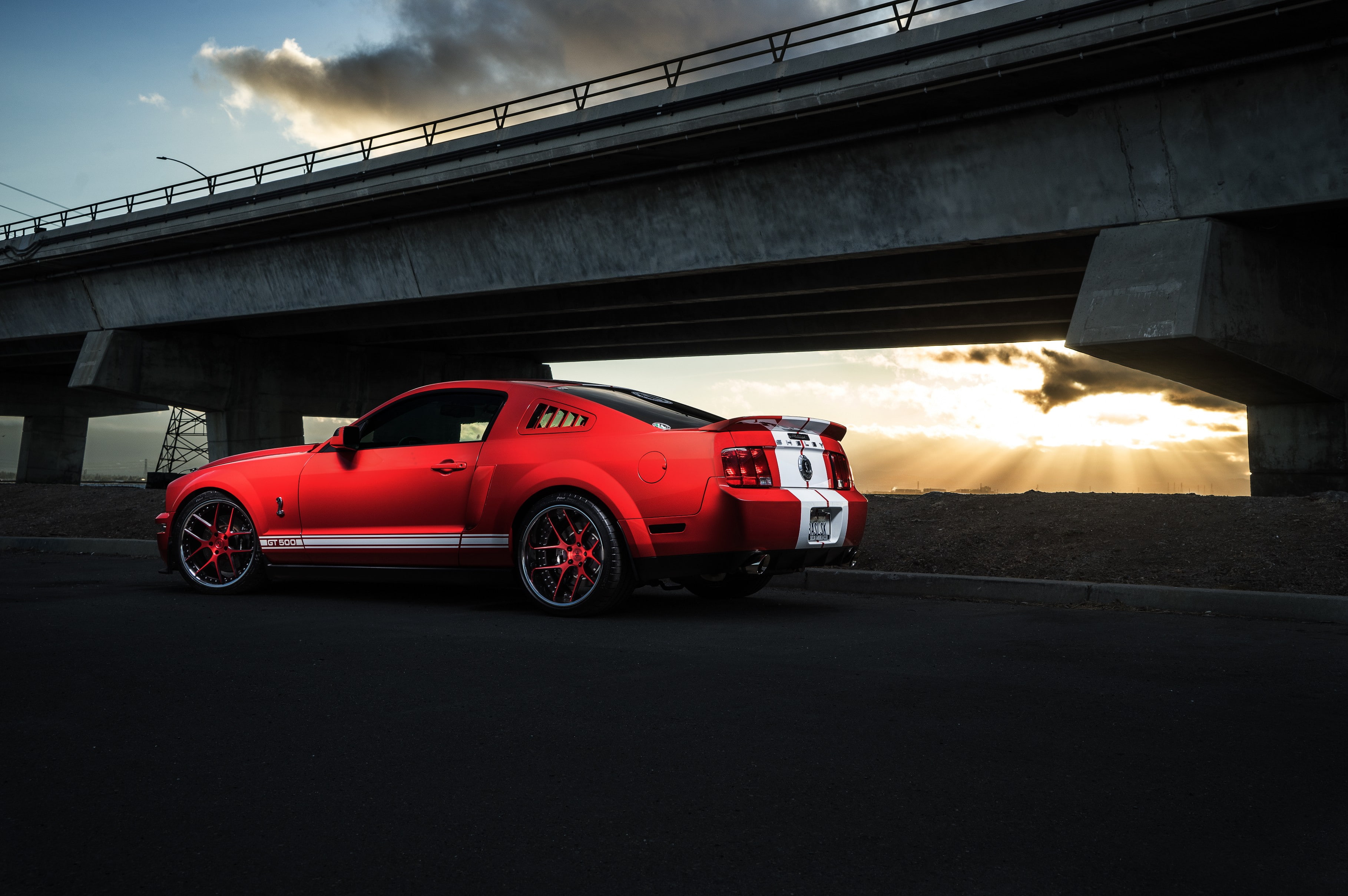 2K, car, Ford, vehicle, red cars, Ford Mustang Shelby, HD Wallpaper