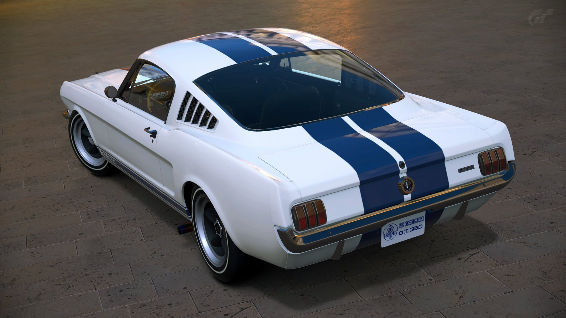 Shelby Mustang GT350, White Car, Car, 1080P, Muscle Car, Shelby Mustang GT 350, Fastback, Ford, HD Wallpaper