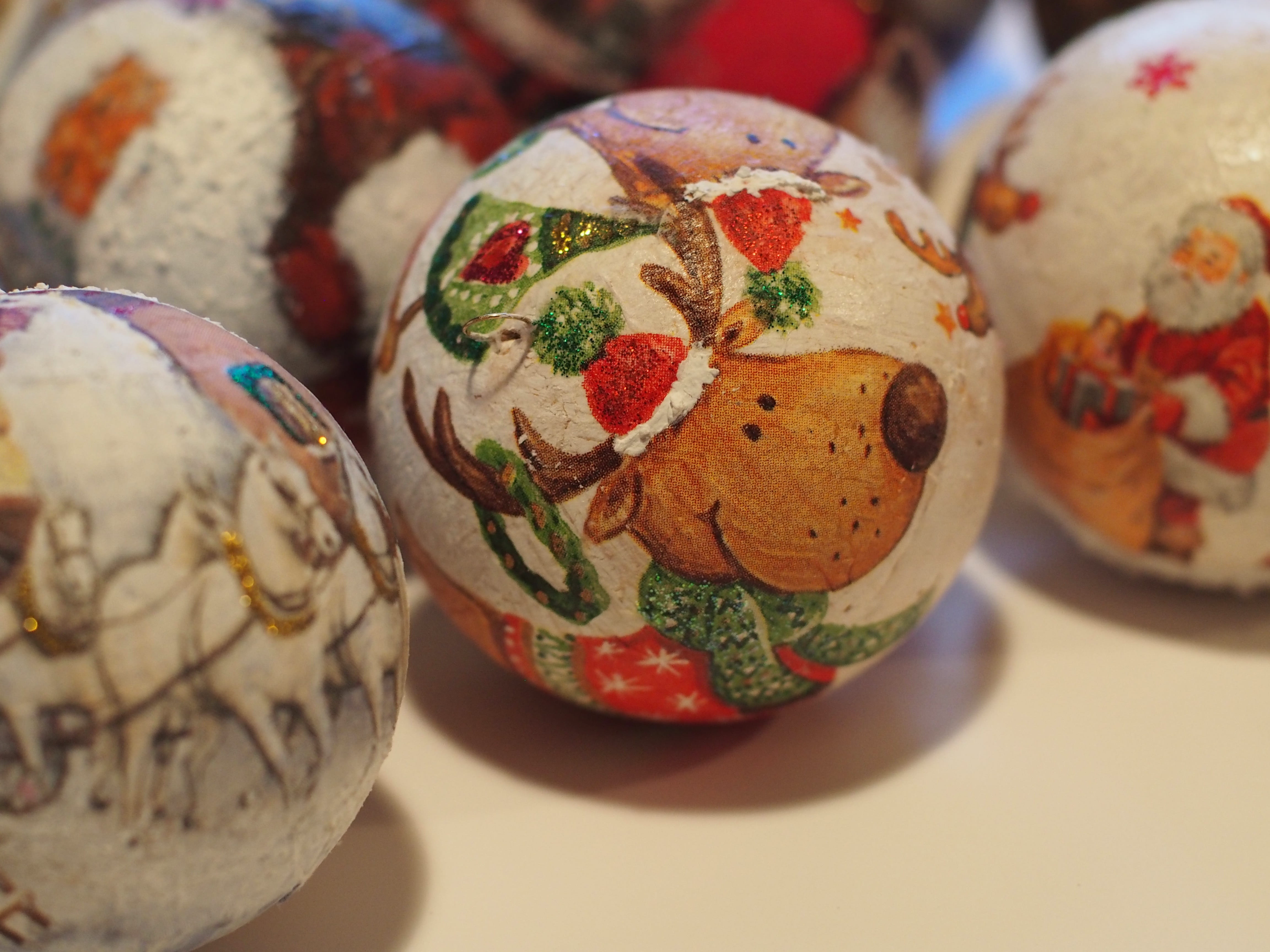 food, 4K, art, egg, holiday, eggs, Holidays, art and craft, decoupage, no people, winter, decoration, celebration, indoors, multi Colored, santa, paint, HD Wallpaper