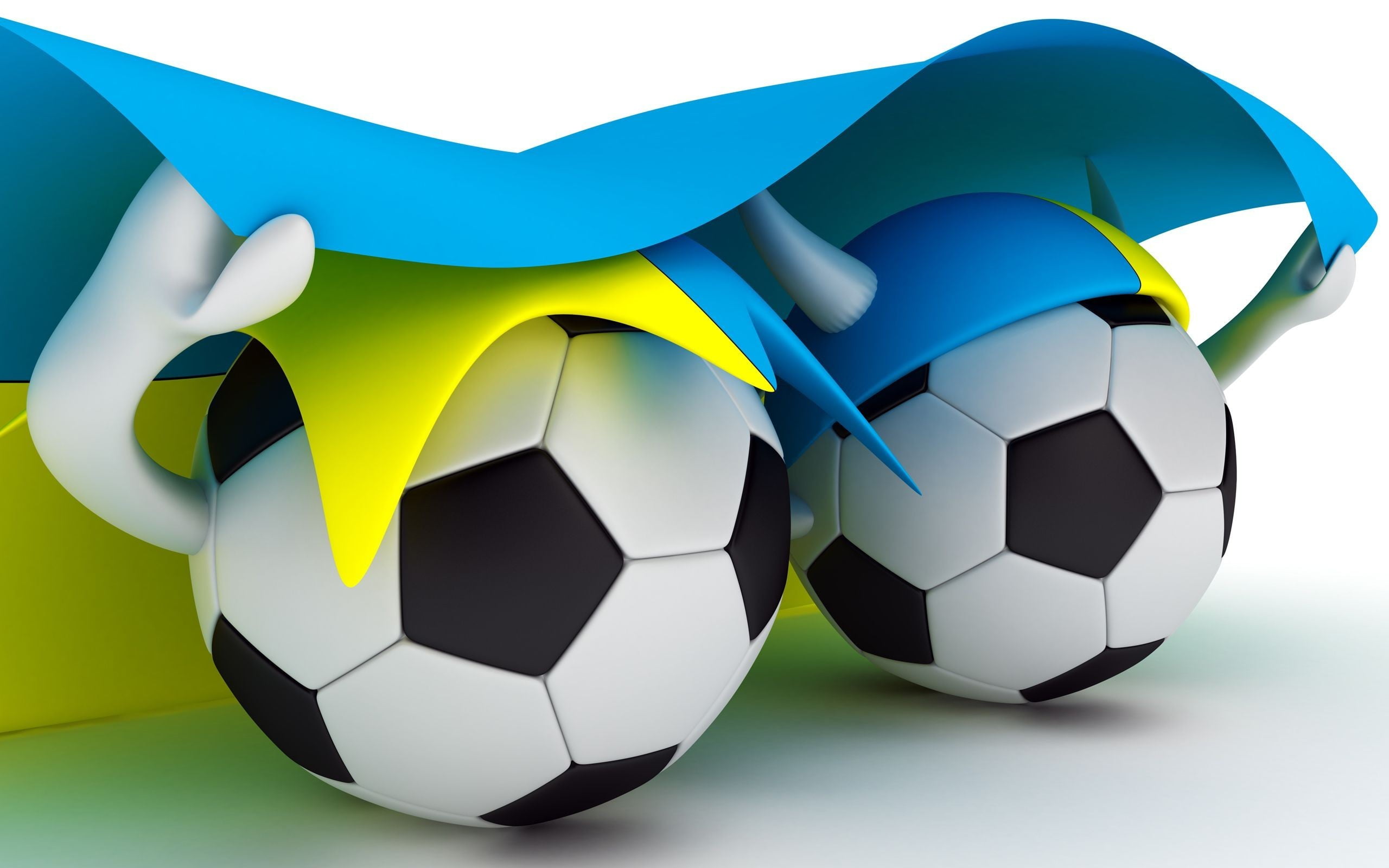 sport, 2K, 2012, the ball, football, Ukraine, flag, HD Wallpaper