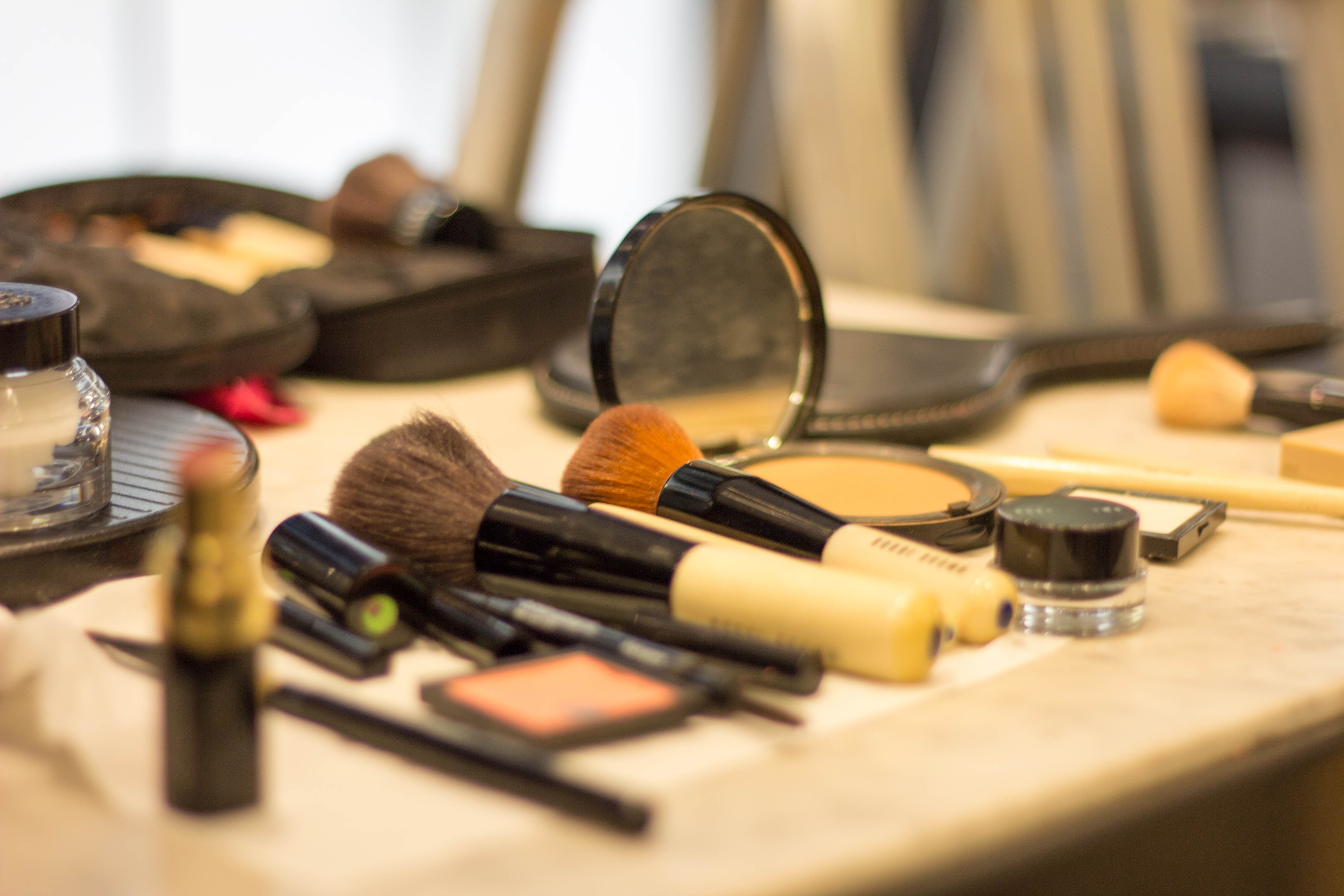 no people, large group of objects, selective focus, face, art and craft, arts culture and entertainment, cream, make-up, table, equipment, variation, beauty, HD Wallpaper