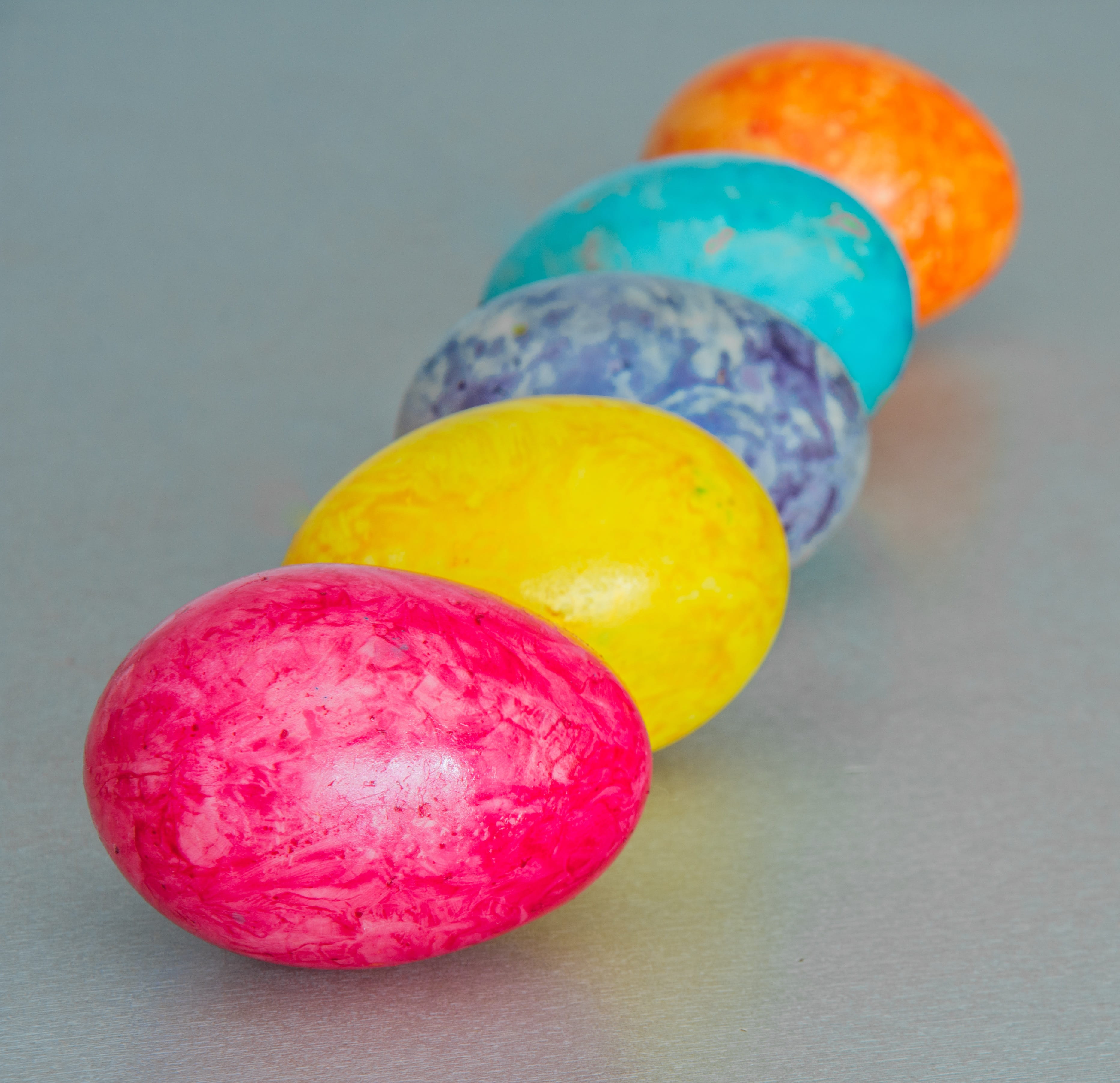unhealthy eating, easter egg hunt, celebrate, traditional, Easter Eggs, happy, painted, food, Spring, freshness, tradition, 2K, colored, still life, dessert, HD Wallpaper