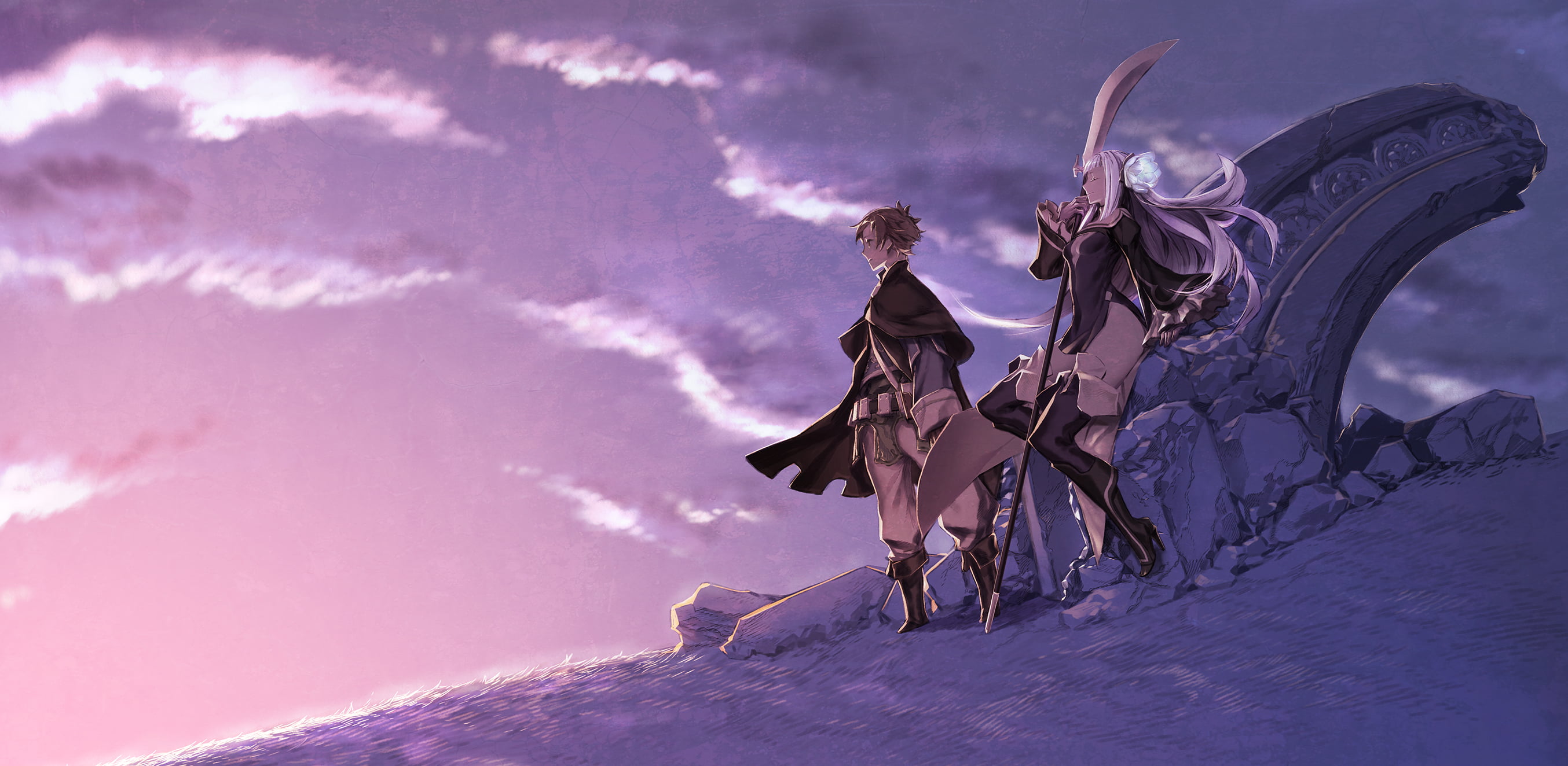 the sky, art and craft, angel, sculpture, environment, bravely second, nature, outdoors, horse, representation, miwa shirow, 2K, girl, human representation, HD Wallpaper