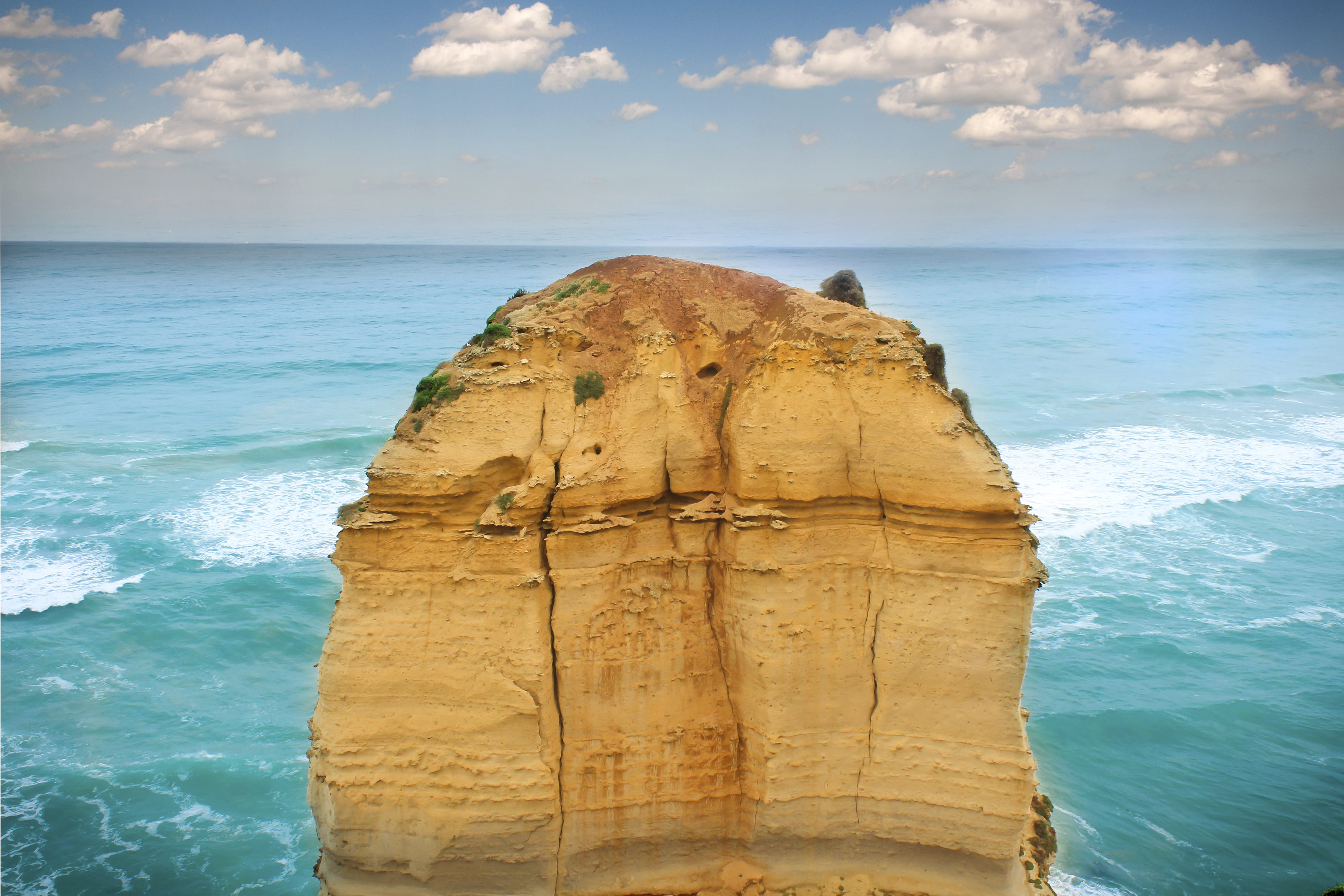 outdoors, rock formation, tranquil scene, australia, landscape, horizon over water, rock, victor, melbourne, stack rock, beauty in nature, scenics - nature, HD Wallpaper