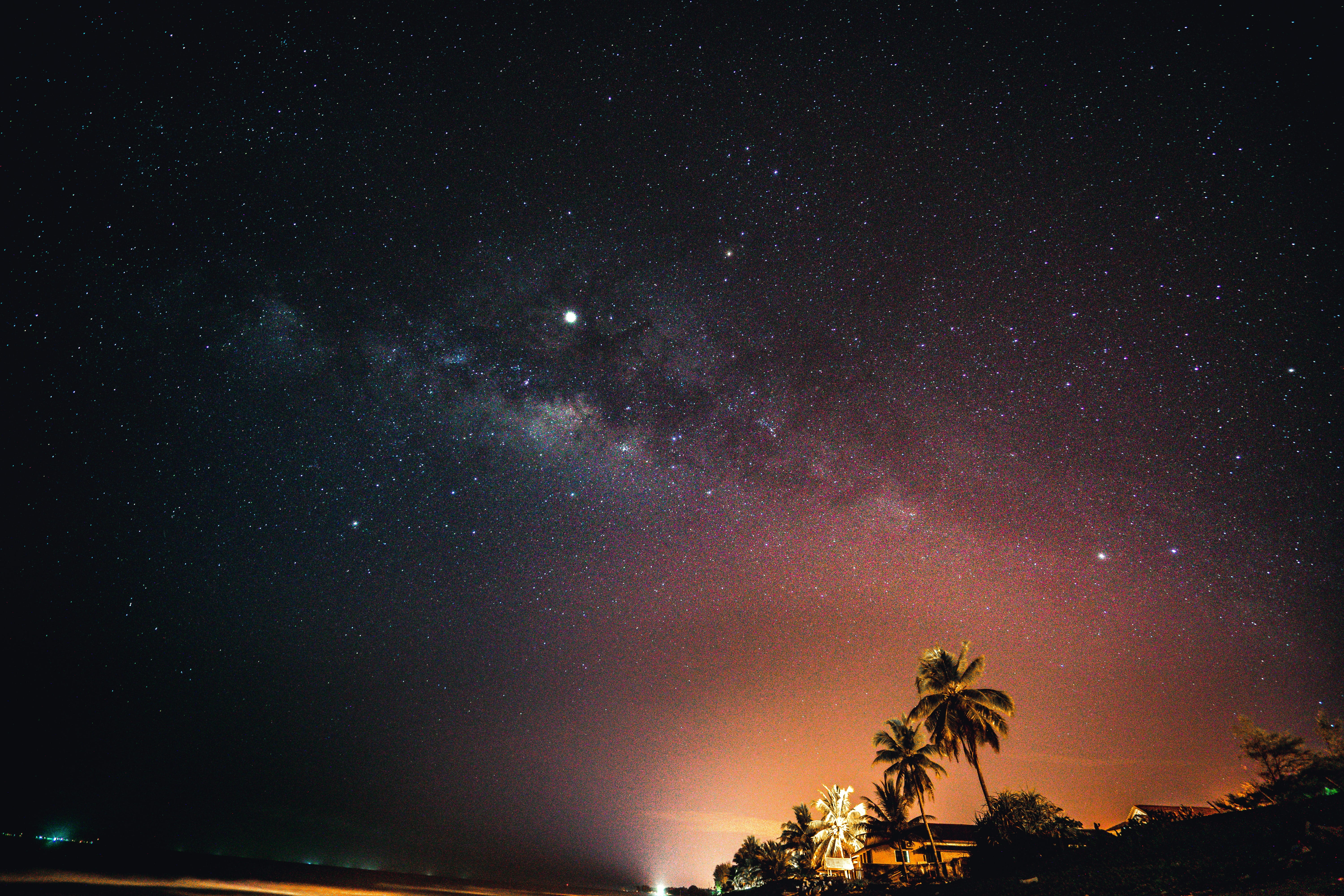 star field, no people, space and astronomy, tranquil scene, tranquility, night, low angle view, beauty in nature, milky way, star - space, malaysia, nature, HD Wallpaper