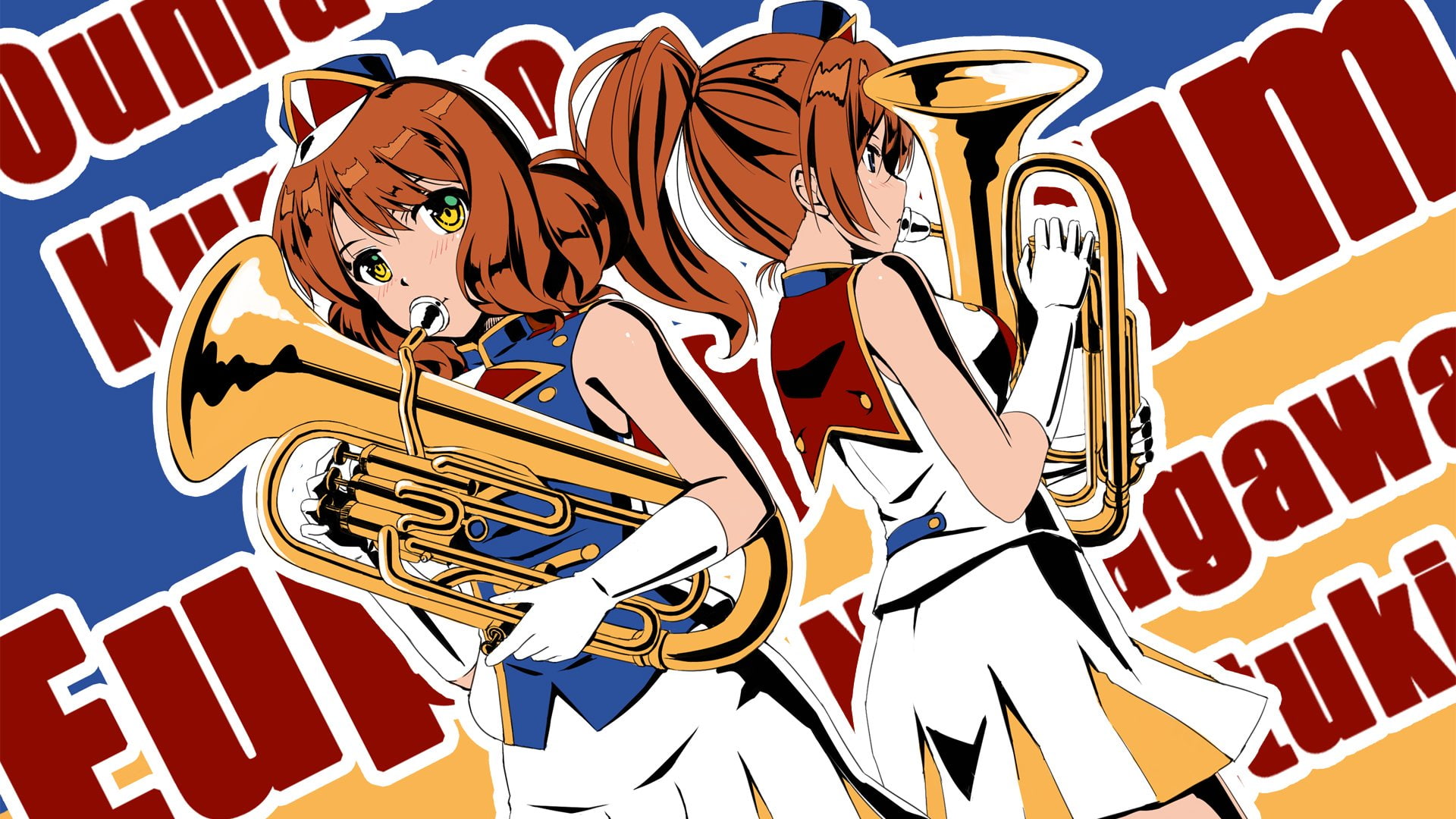 Natsuki Nakagawa, 1080P, Anime, Sound! Euphonium, Kumiko Oumae, HD Wallpaper