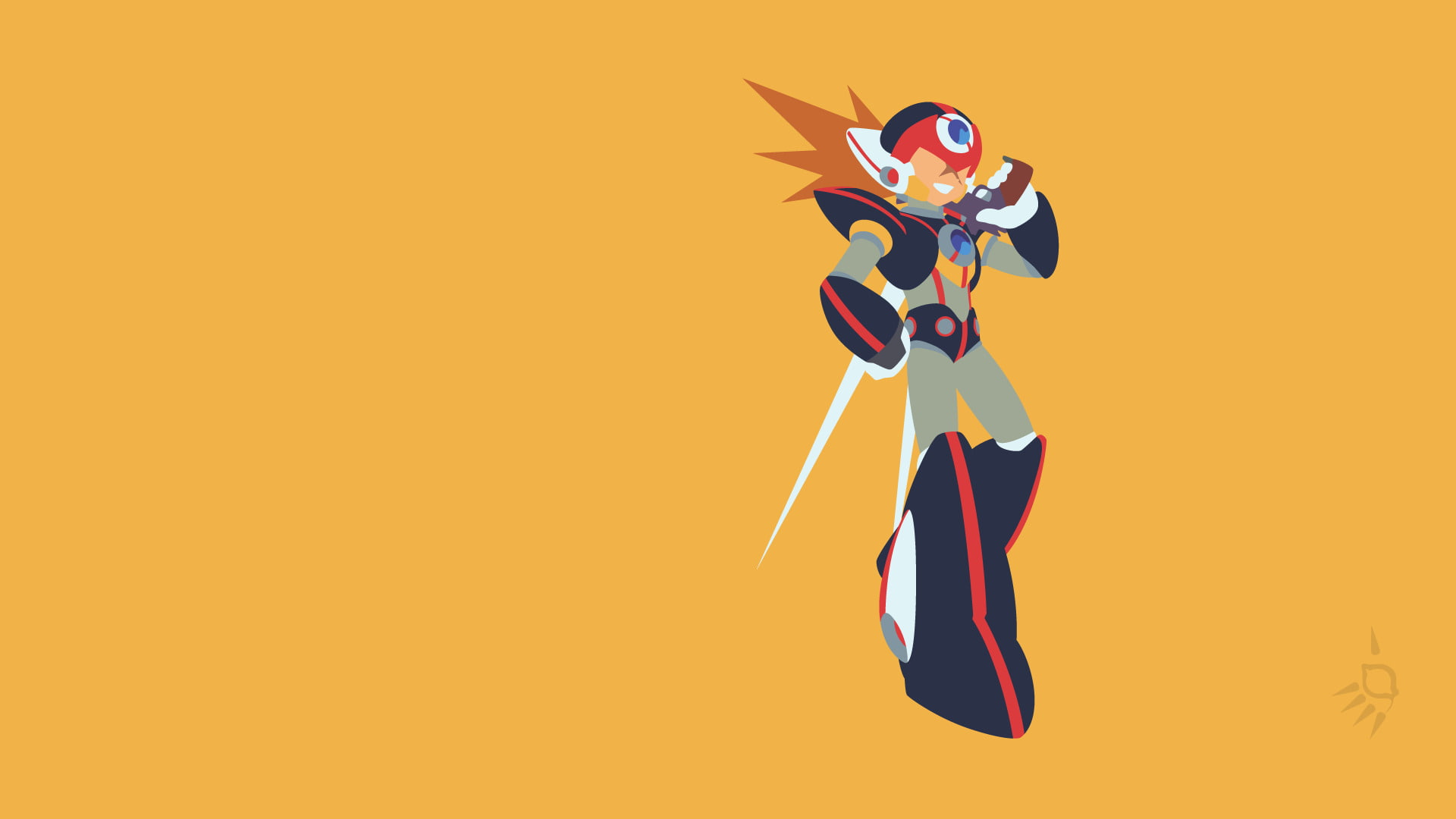 1080P, Minimalist, Axl (Mega Man), Video Game, Mega Man X: Command Mission, HD Wallpaper