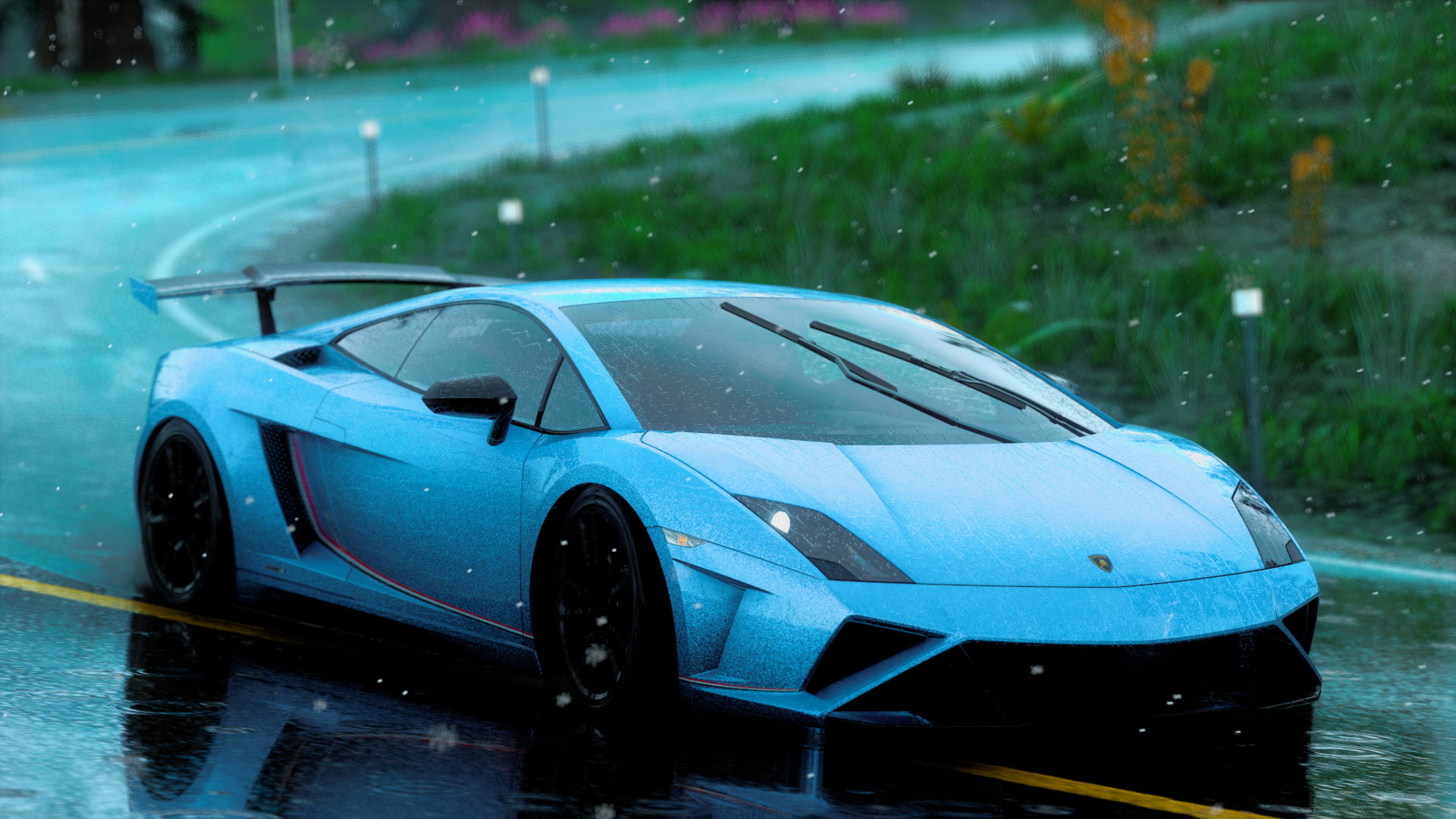 mode of transportation, Driveclub, car, transportation, raindrop, 1080P, focus on foreground, race cars, toy, sport, no people, motor vehicle, wheel, sports car, HD Wallpaper