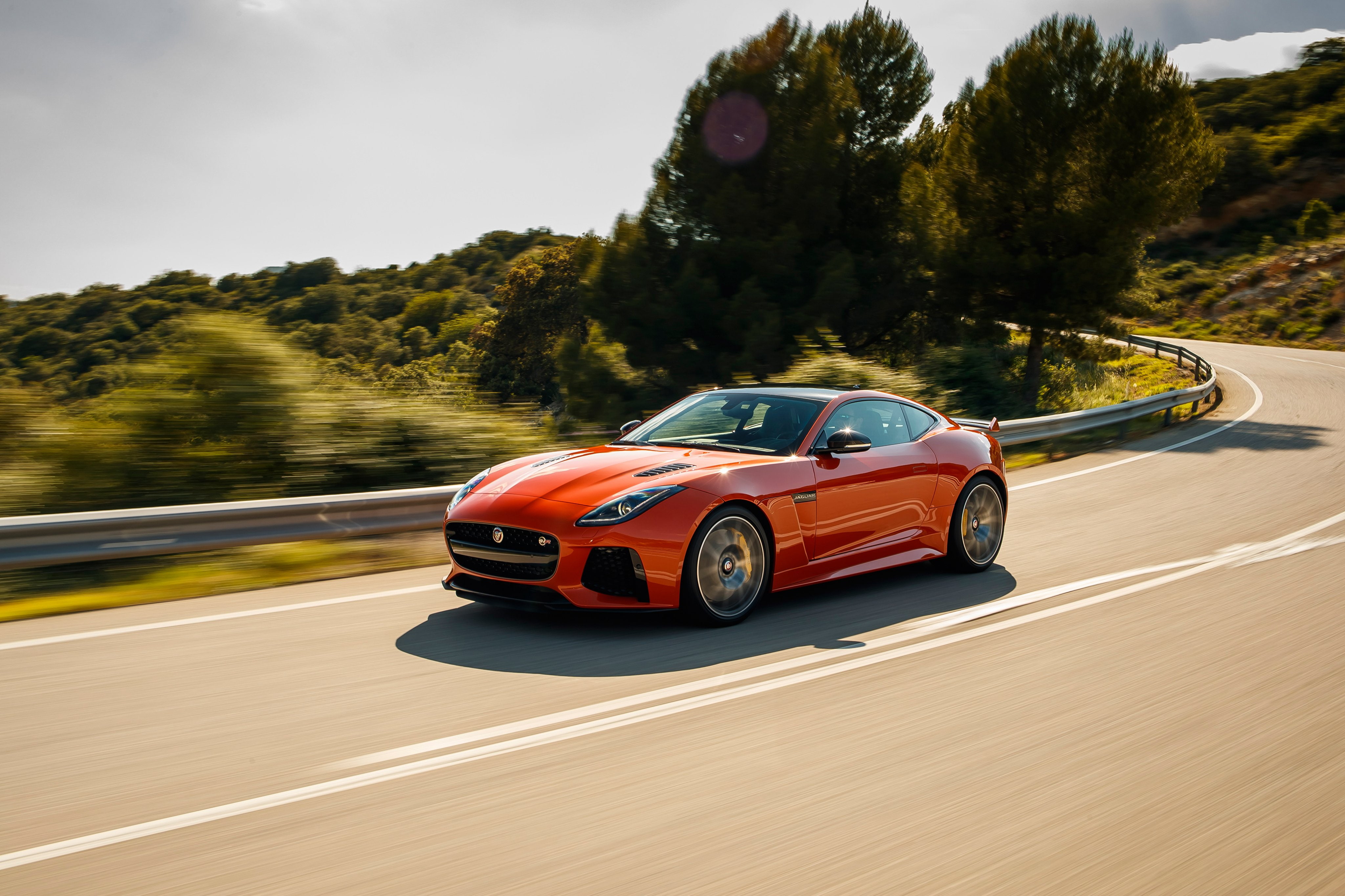 supercar, 2016, coupe, f-type, jaguar, 4K, svr, HD Wallpaper