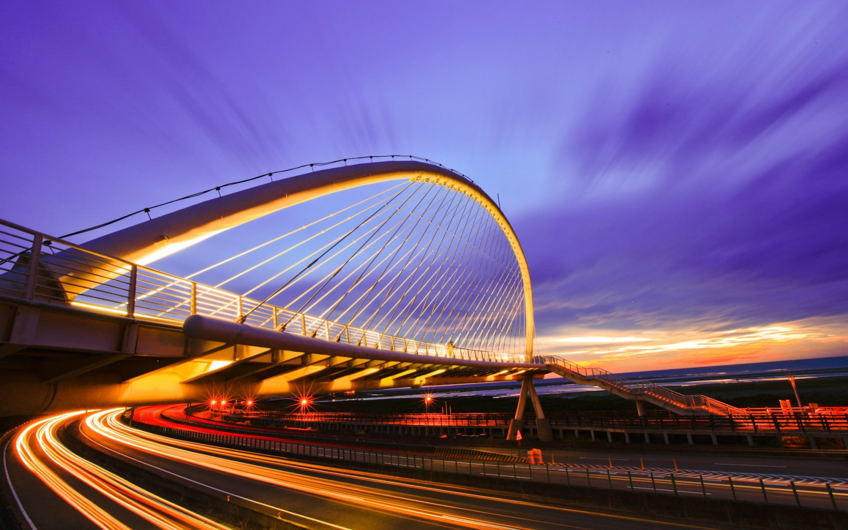 hd, metal, timelapse, gray, photography, 720P, bridge, HD Wallpaper