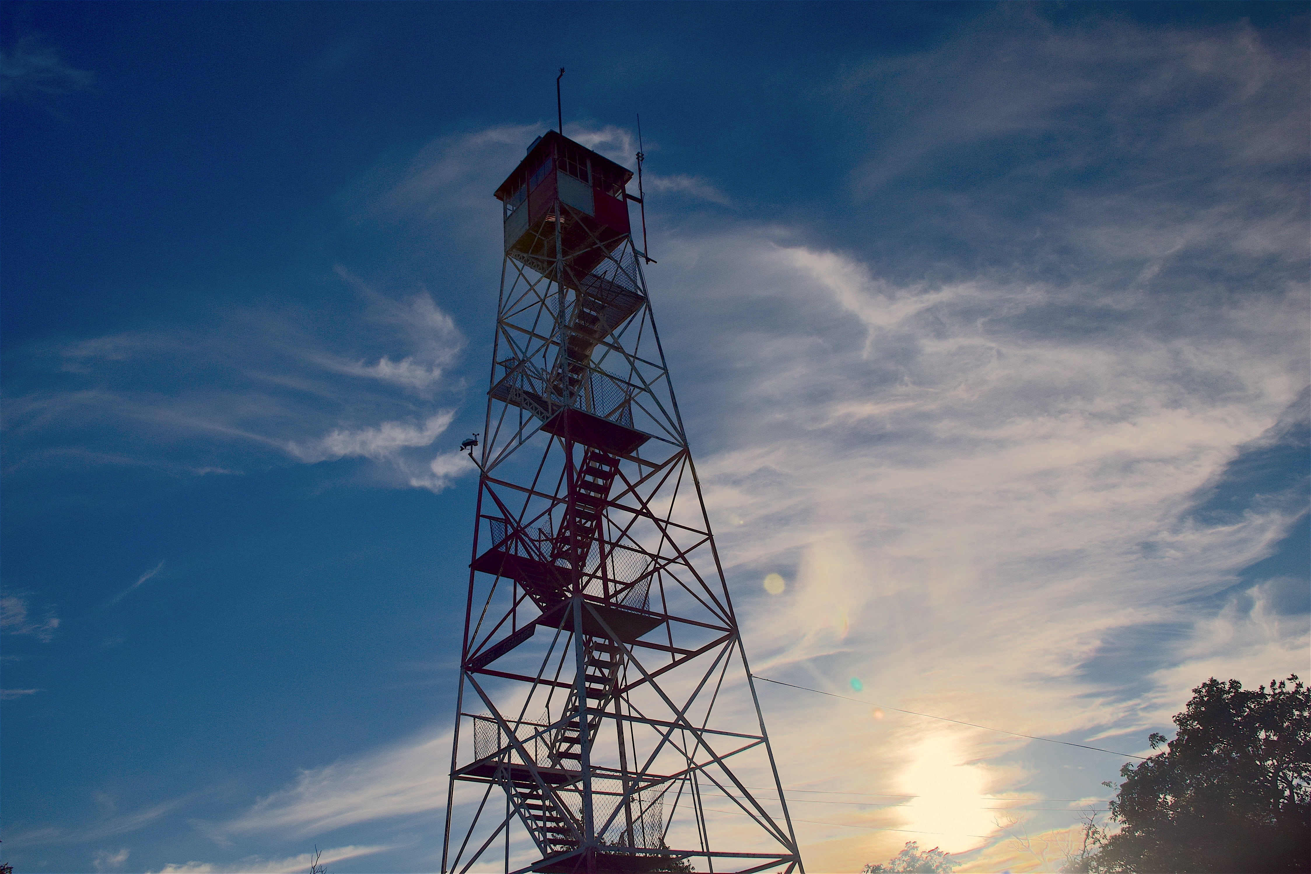 communication, technology, trail, low angle view, cloud, steel, structure, metal, outdoors, summer, appalachian trail, cloud - sky, architecture, blue, HD Wallpaper
