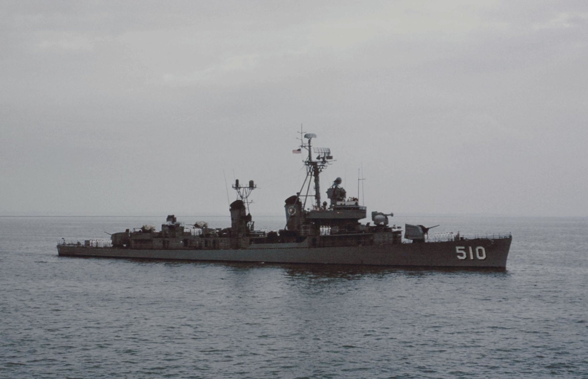 United States Navy, USS Eaton (DD-510), Warships, Destroyer, 1080P, HD Wallpaper