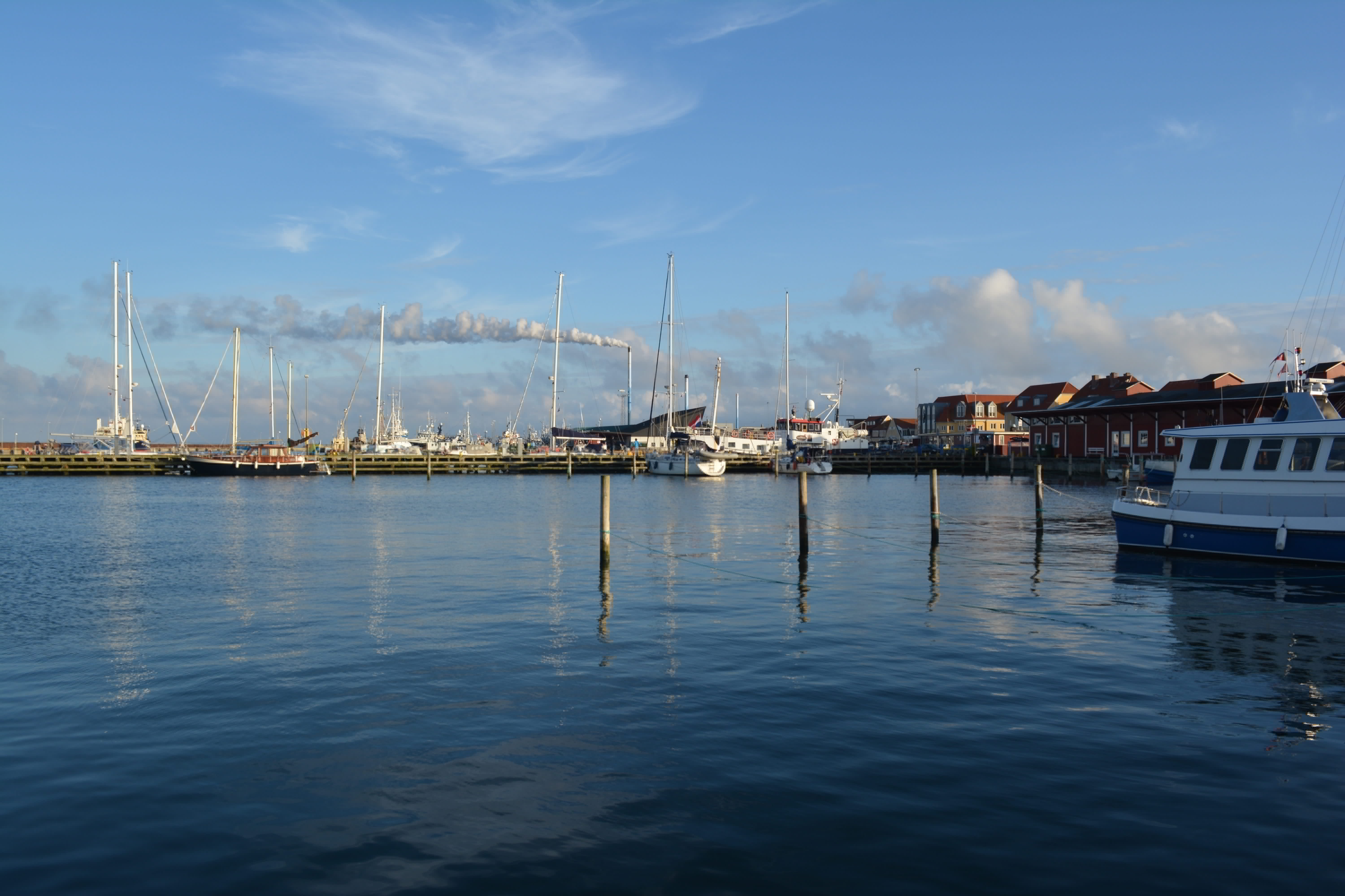 mode of transportation, sky, sailboat, architecture, water, harbor, outdoors, nautical vessel, moored, ship, Danmark, sea, no people, nature, cloud - sky, HD Wallpaper