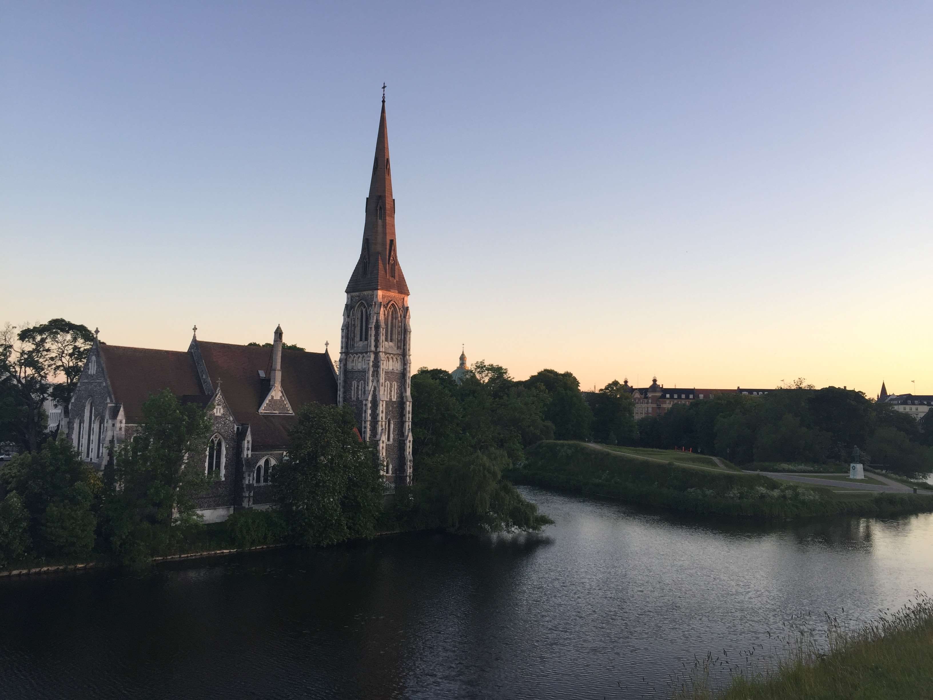 spirituality, travel destinations, religion, nature, tower, church, denmark, europe, outdoors, no people, architecture, building exterior, tree, sky, 2K, HD Wallpaper