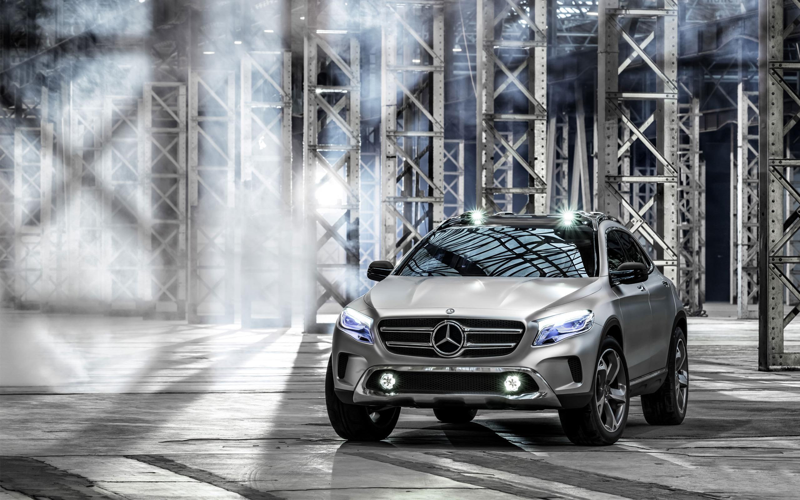 benz, mercedes benz, 2K, cars, grey, concept, gla, 2013, mercedes, gls, HD Wallpaper