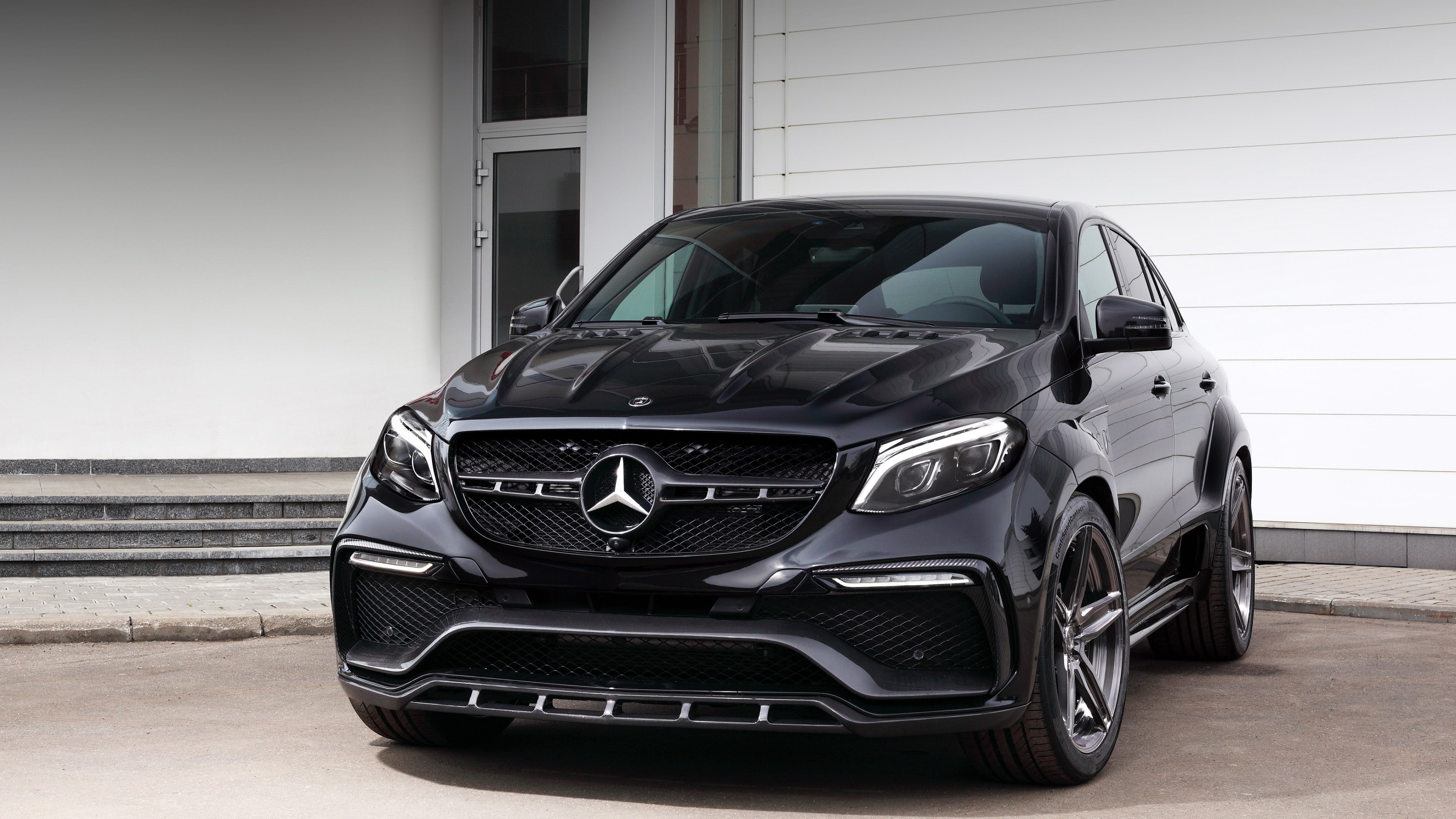 Mercedes-Benz inferno GLE, gla, 4K, class, amg, coupe, black, mercedes, HD Wallpaper