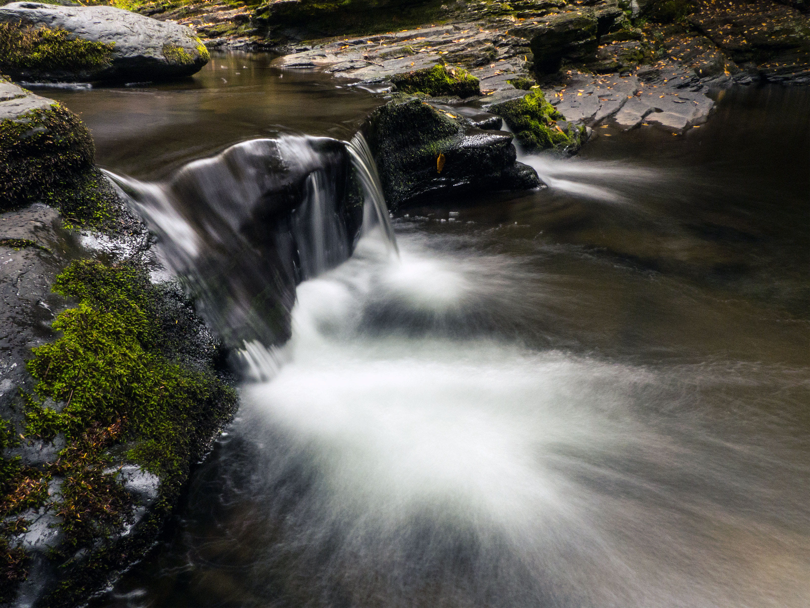 milky, blurred motion, george, pa, beauty in nature, stream - flowing water, outdoors, rock, beauty, pictures of waterfalls, rock - object, site, river, HD Wallpaper