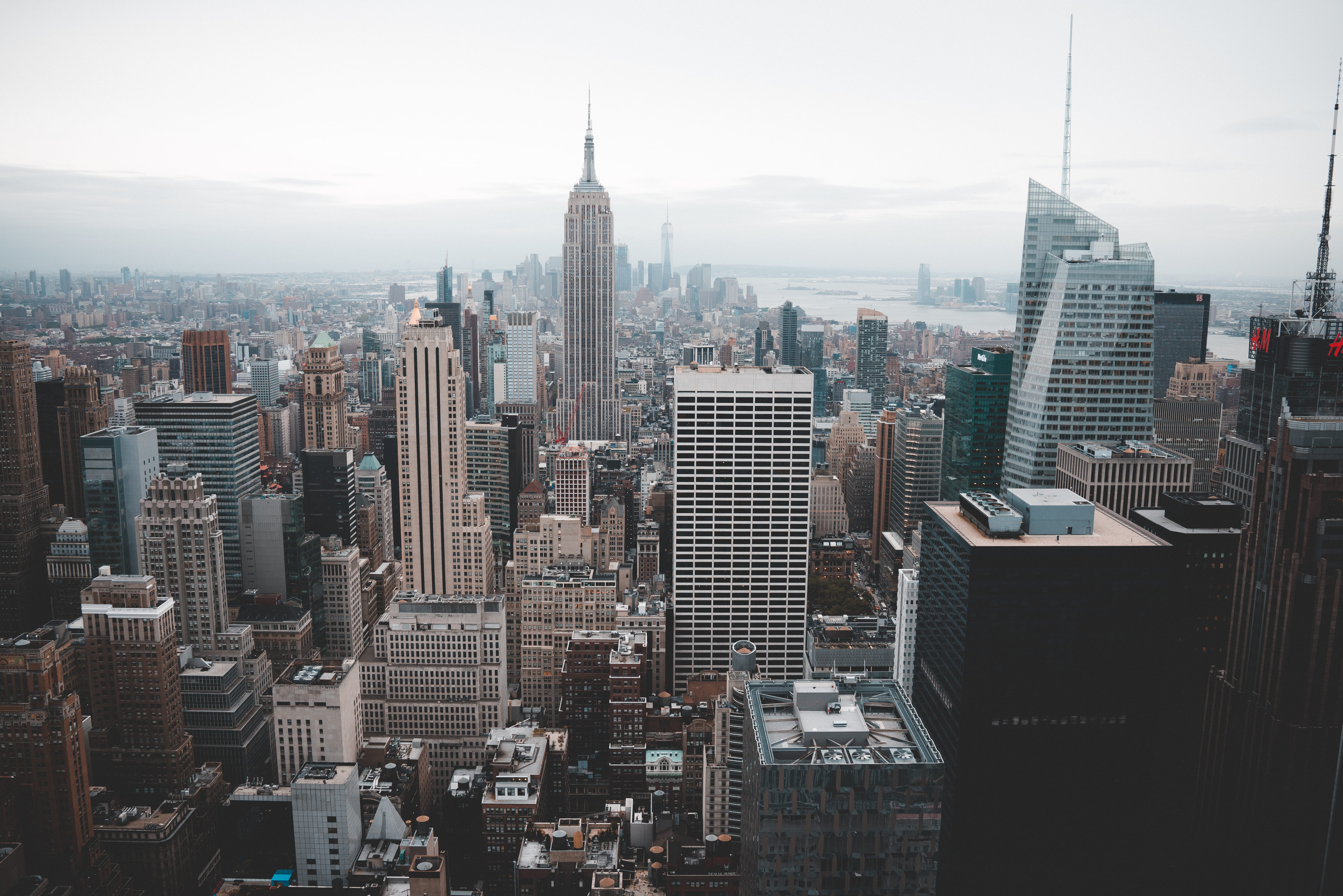 urban, buildings, downtown District, tourism, sleeps, architecture, new York City, office Building, crowded, day, urban Skyline, modern, city, travel destinations, HD Wallpaper