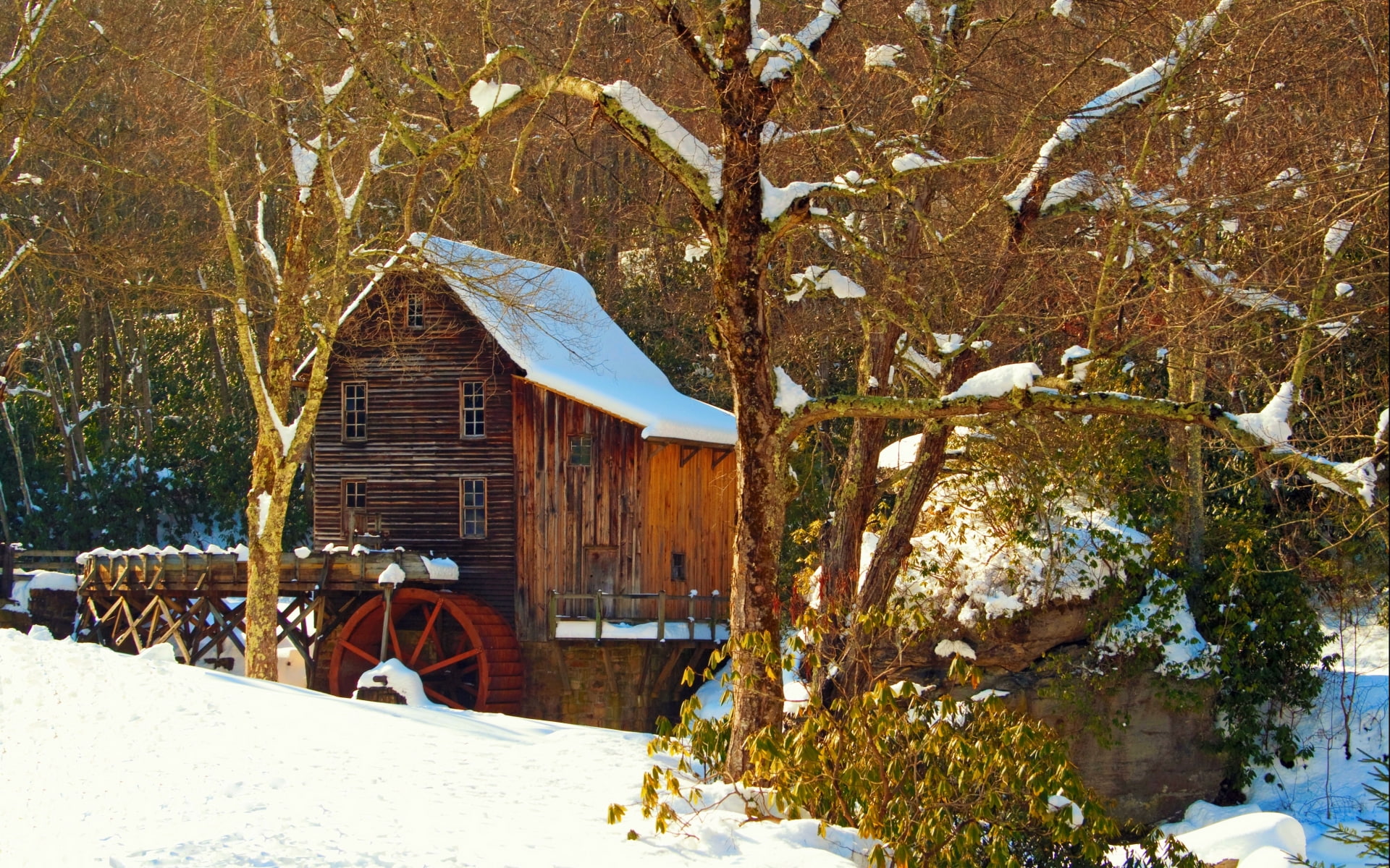 grist, mill, 1080P, HD Wallpaper